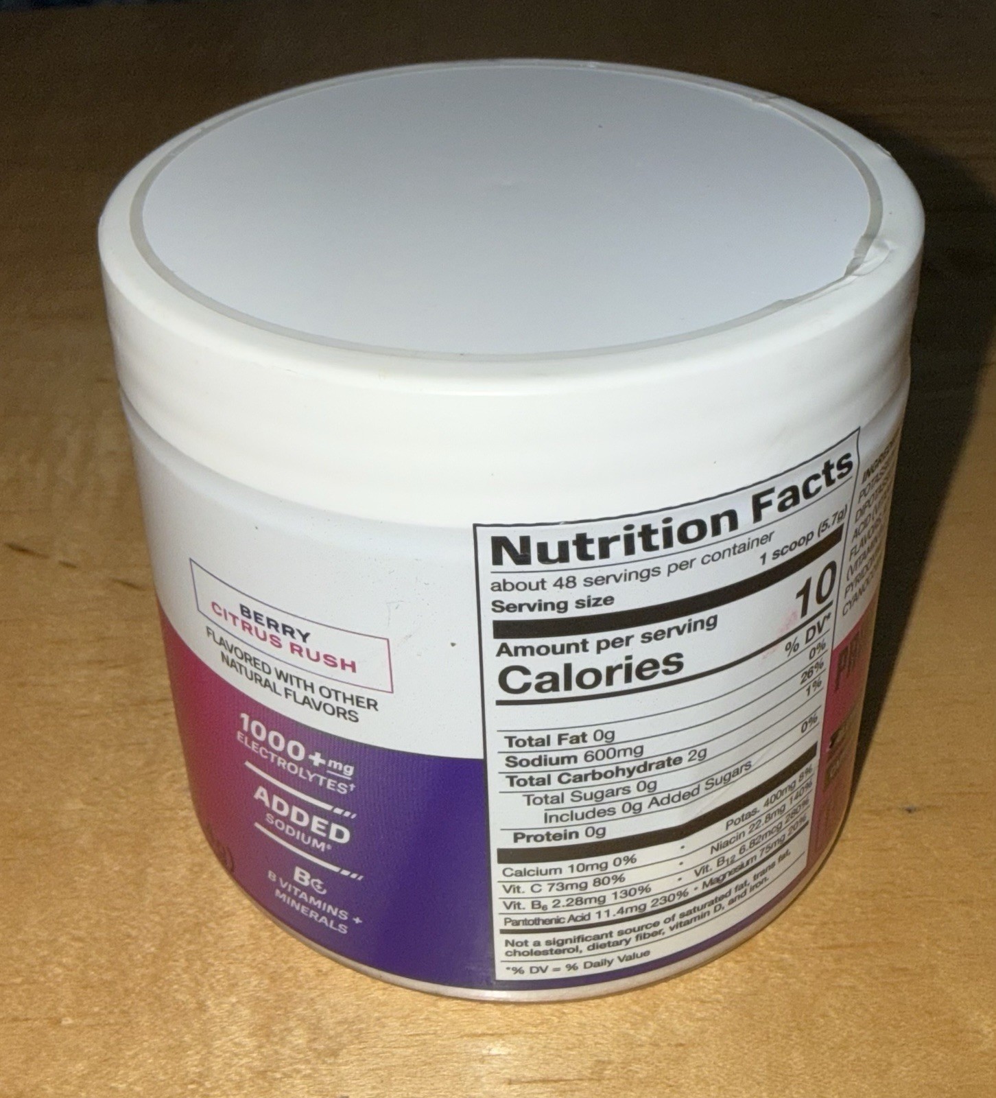 Rapid Rehydration, Electrolyte Drink Mix, Berry Citrus Rush, 9.7 oz (277.4 g)