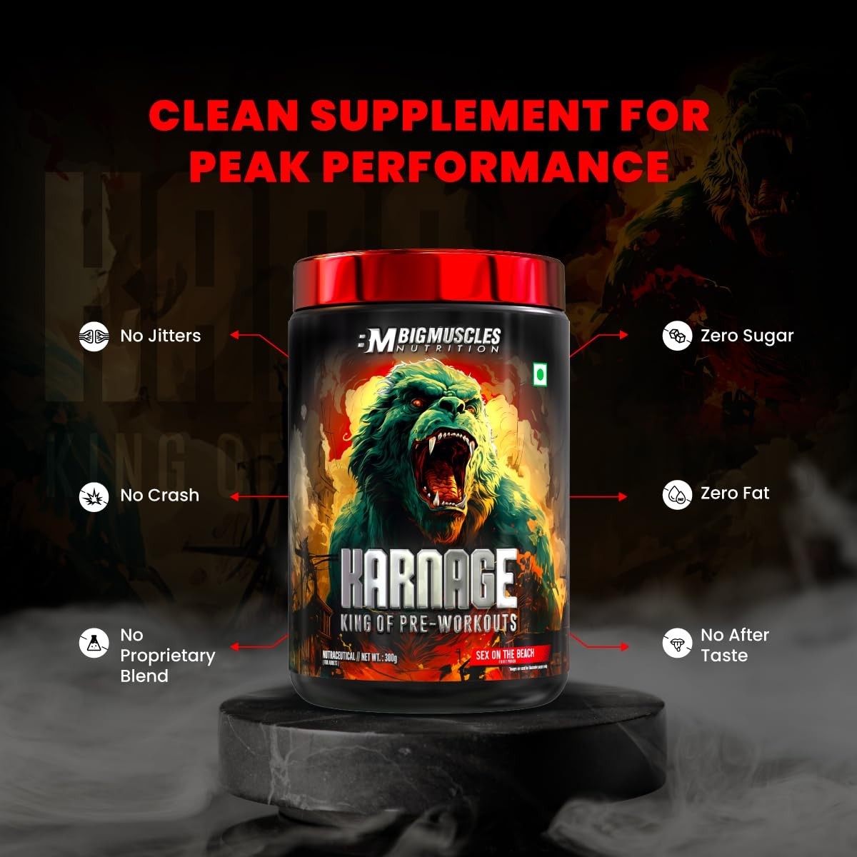 Pre workout (60 Servings, SexOn the Beach) Improve Focus, Strength,Energy & Pump