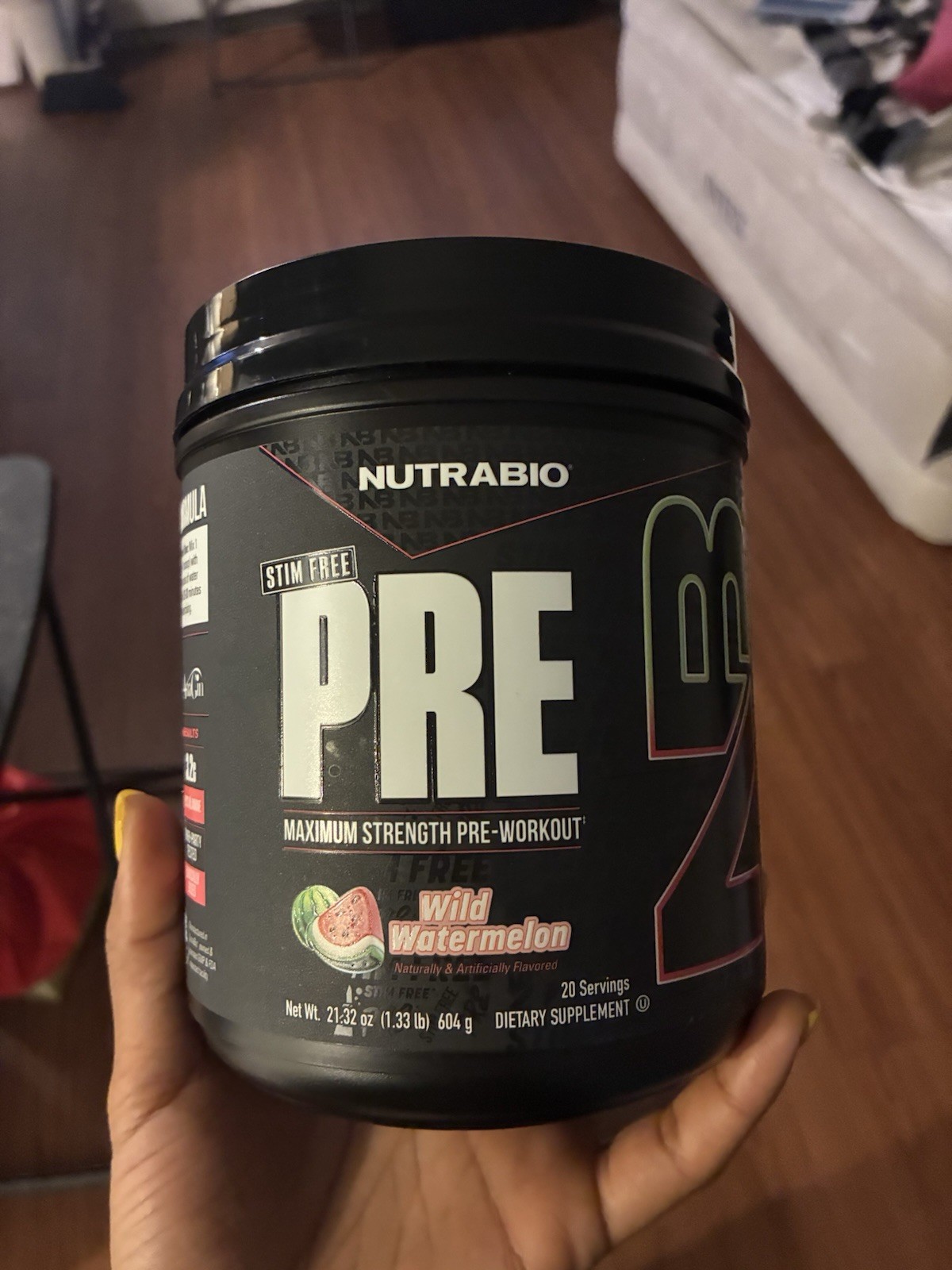 NUTRABIO (STIM FREE PRE) MAXIMUM STRENGTH PRE-WORKOUT
