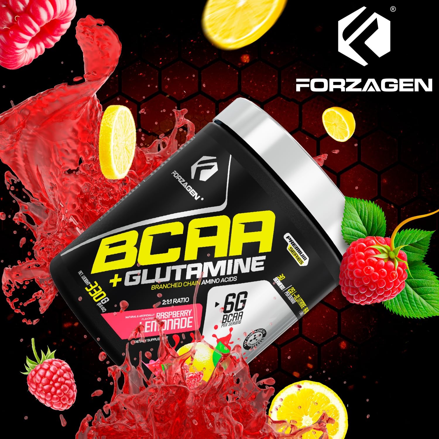 Forzagen BCAAS Amino Acids Powder with Glutamine BCAA Powder, Branched Chain …
