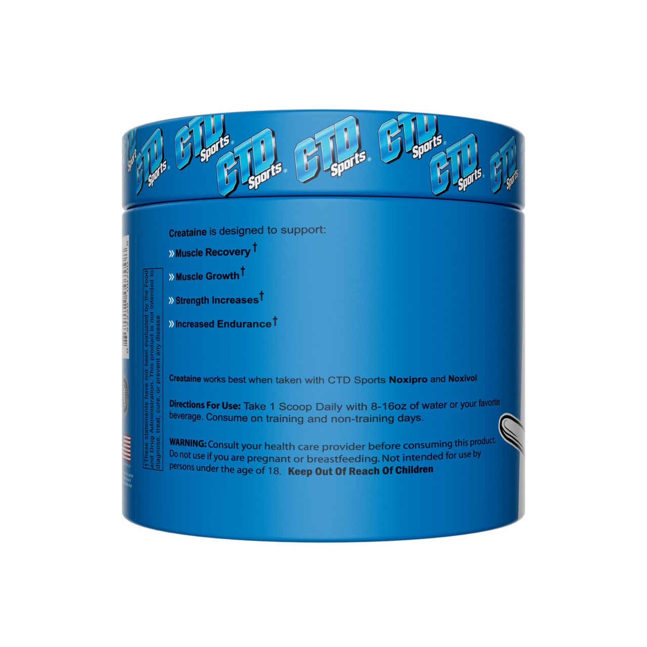 CTD Sports Creatine Powder 40 Servings