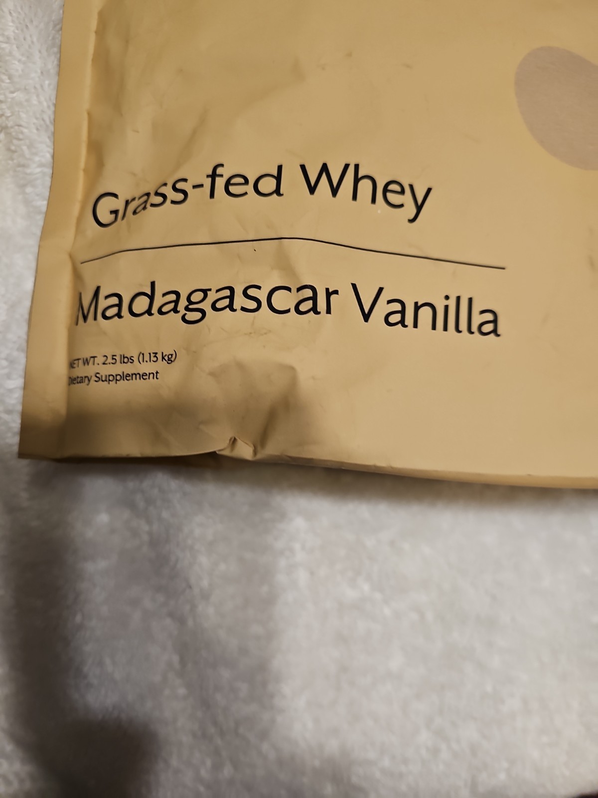 Promix Grass Fed Whey Protein Madagascar Vanilla 2.5lb Clean Protein