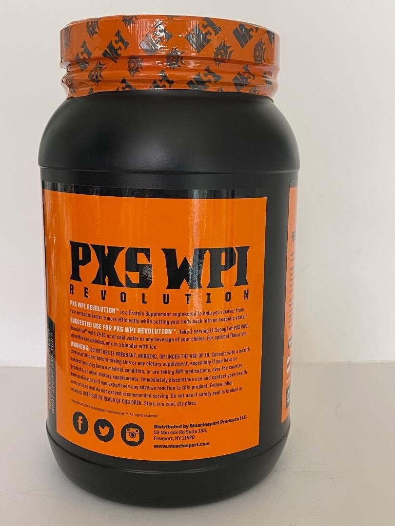 PXS WPI REV.Testosterone booster Whey Protein Isolate Fruit Punch flavor 40 Serv