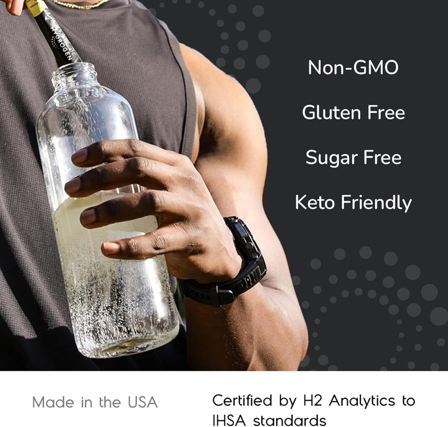 Liquid Hydrogen H₂ + Electrolyte Zero Sugar Drink Mix | Lemon | 30 Pack