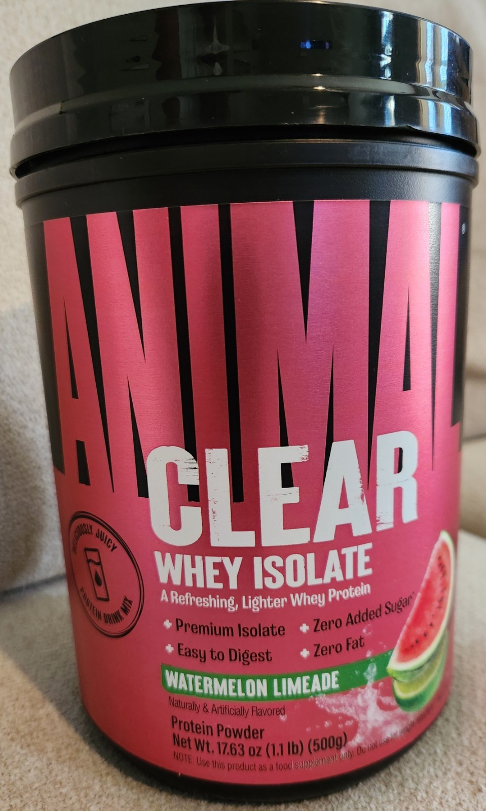 Animal Clear Whey Isolate 1.1 lbs (500 g) Universal Nutrition (Choose Flavor)