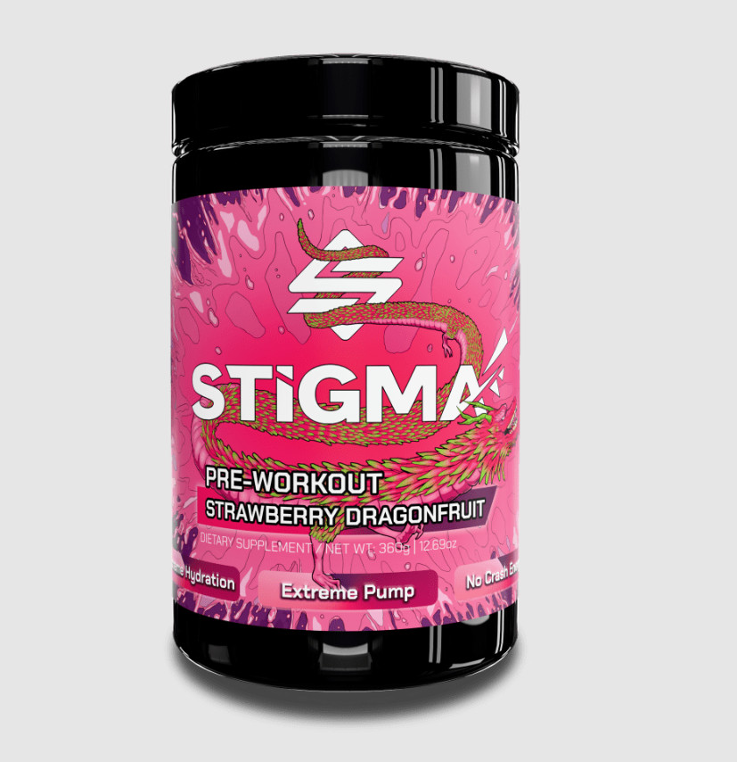 Strawberry Dragonfruit Pre Workout Powder Energy Pump Focus Workout Formula