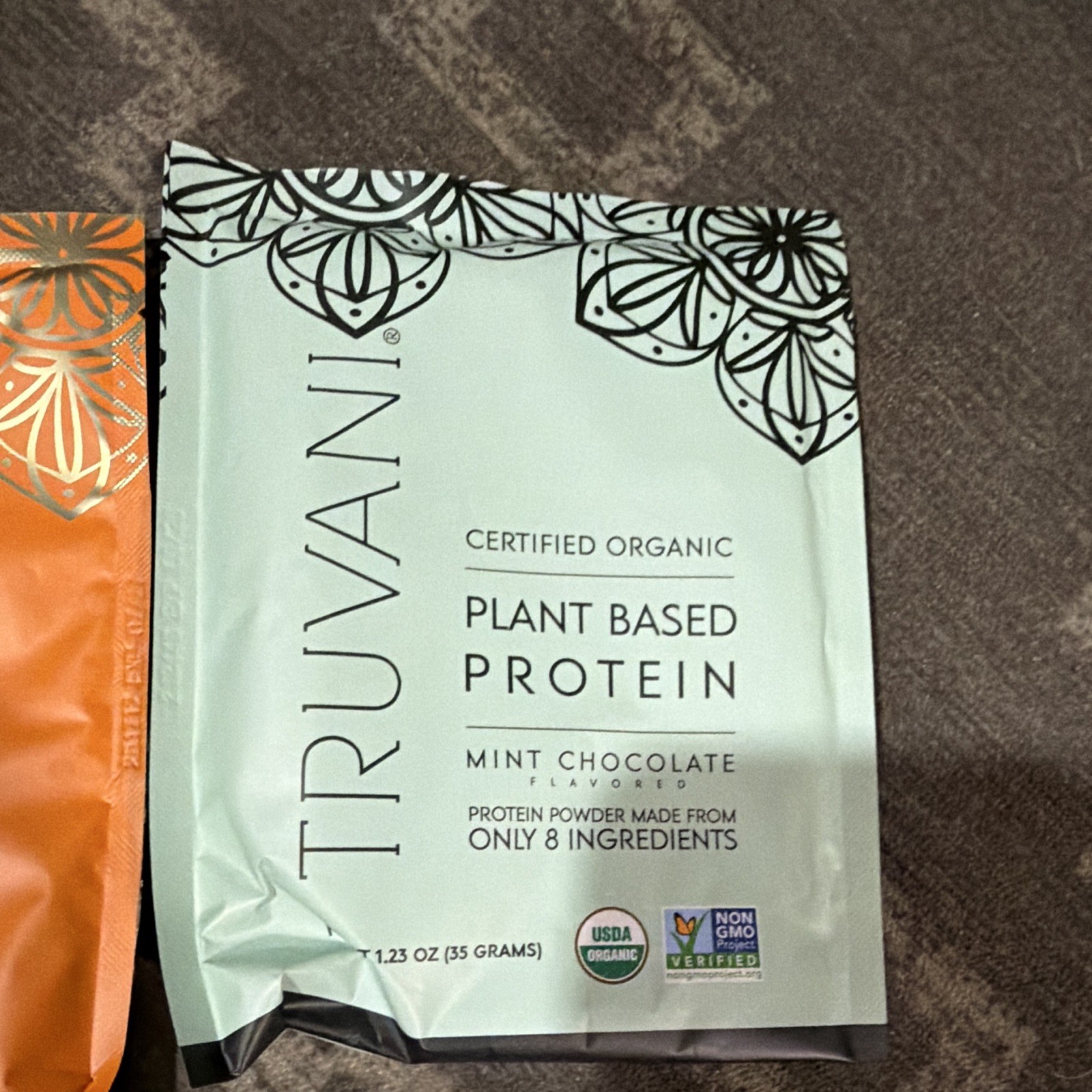 Truvani Organic Non-GMO Plant-Based Protein Powder Variety Sample Pack