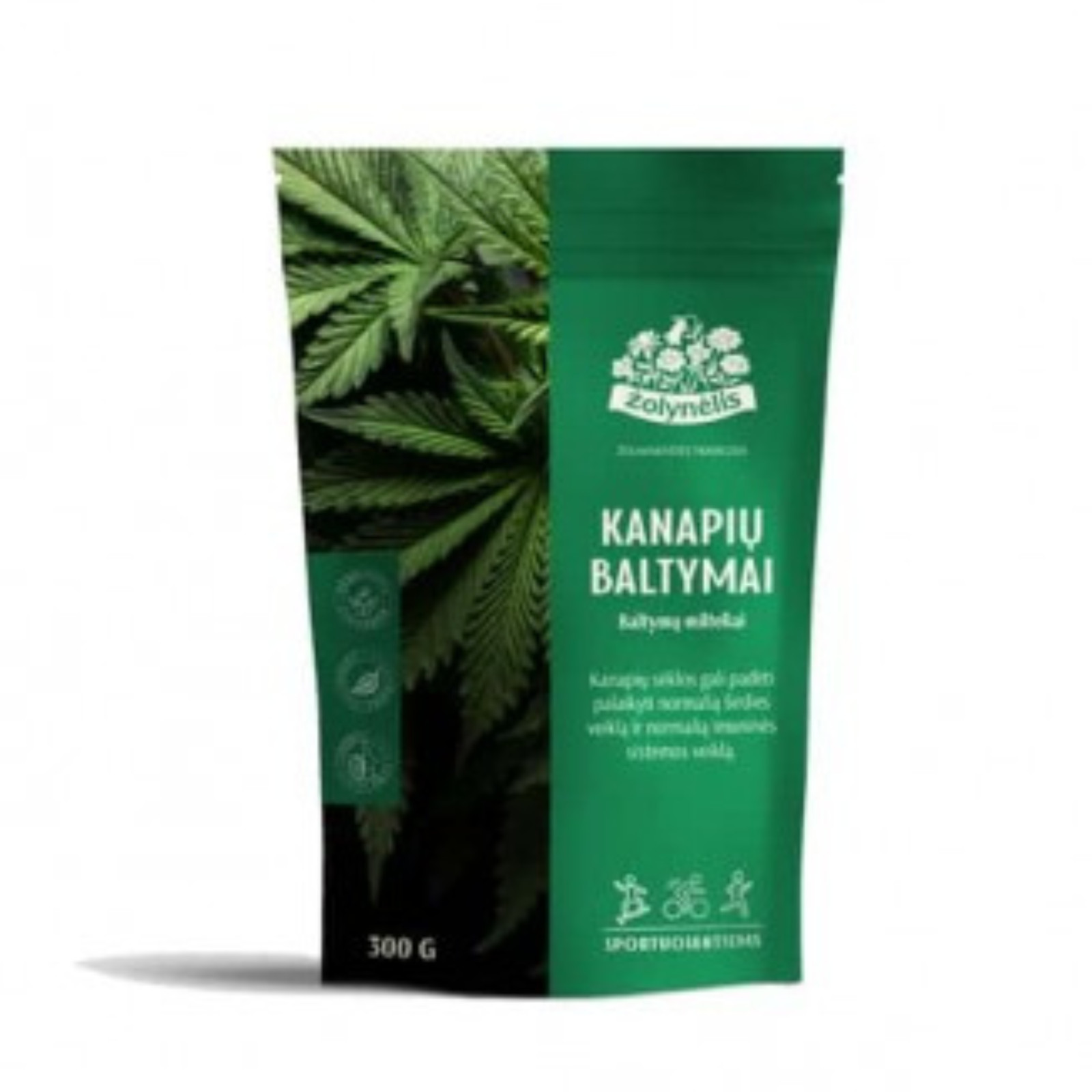 Hemp Protein Powder Vegan Supplement, 300g 10.58oz