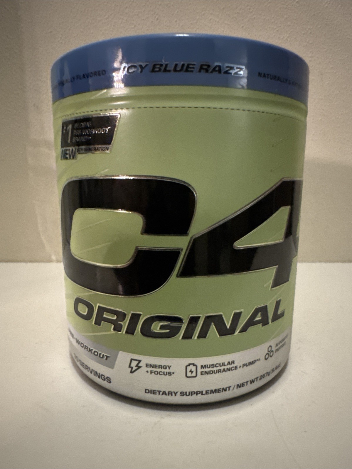 C4® Original Pre-Workout Icy Blue Razz 9.4 Oz 30 Servings Best Deal L@@K !!
