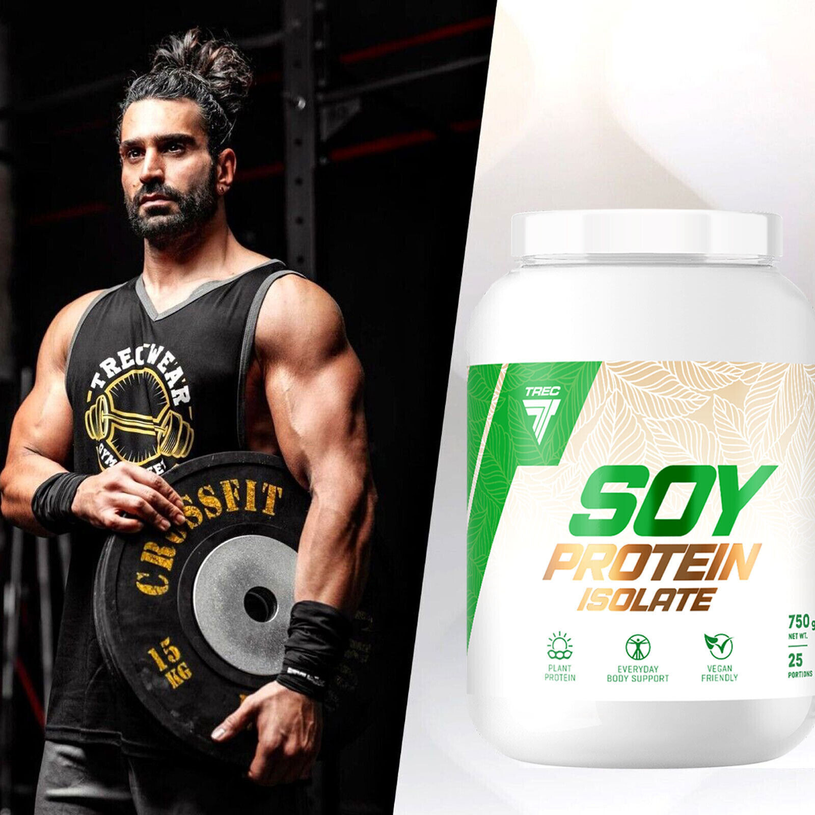 SOY PROTEIN ISOLATE 750 g – High protein content – over 85% protein per serving