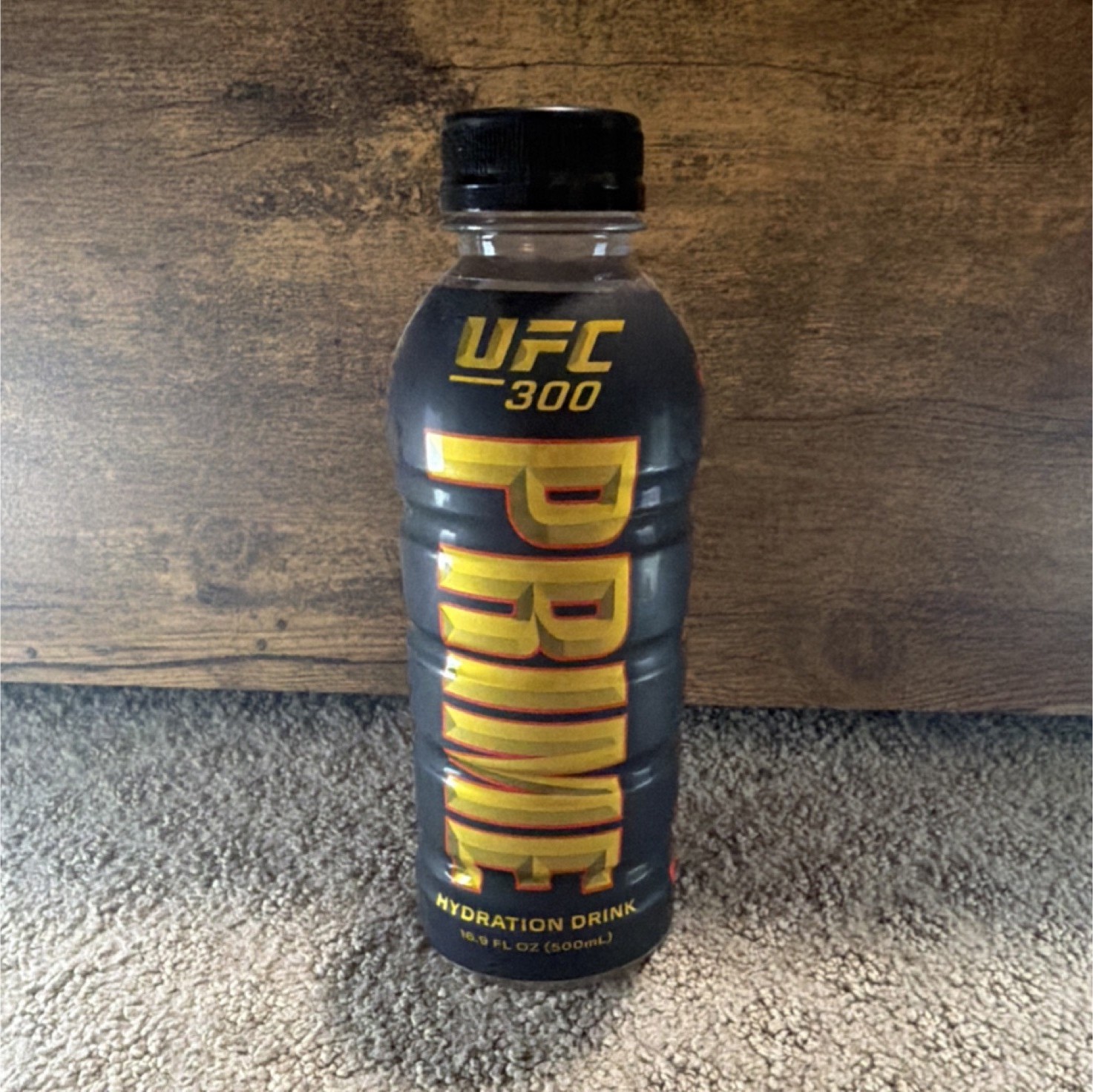 Prime UFC 300 Hydration Drink 16.9 fl oz Electrolytes Coconut Water B Vitamins