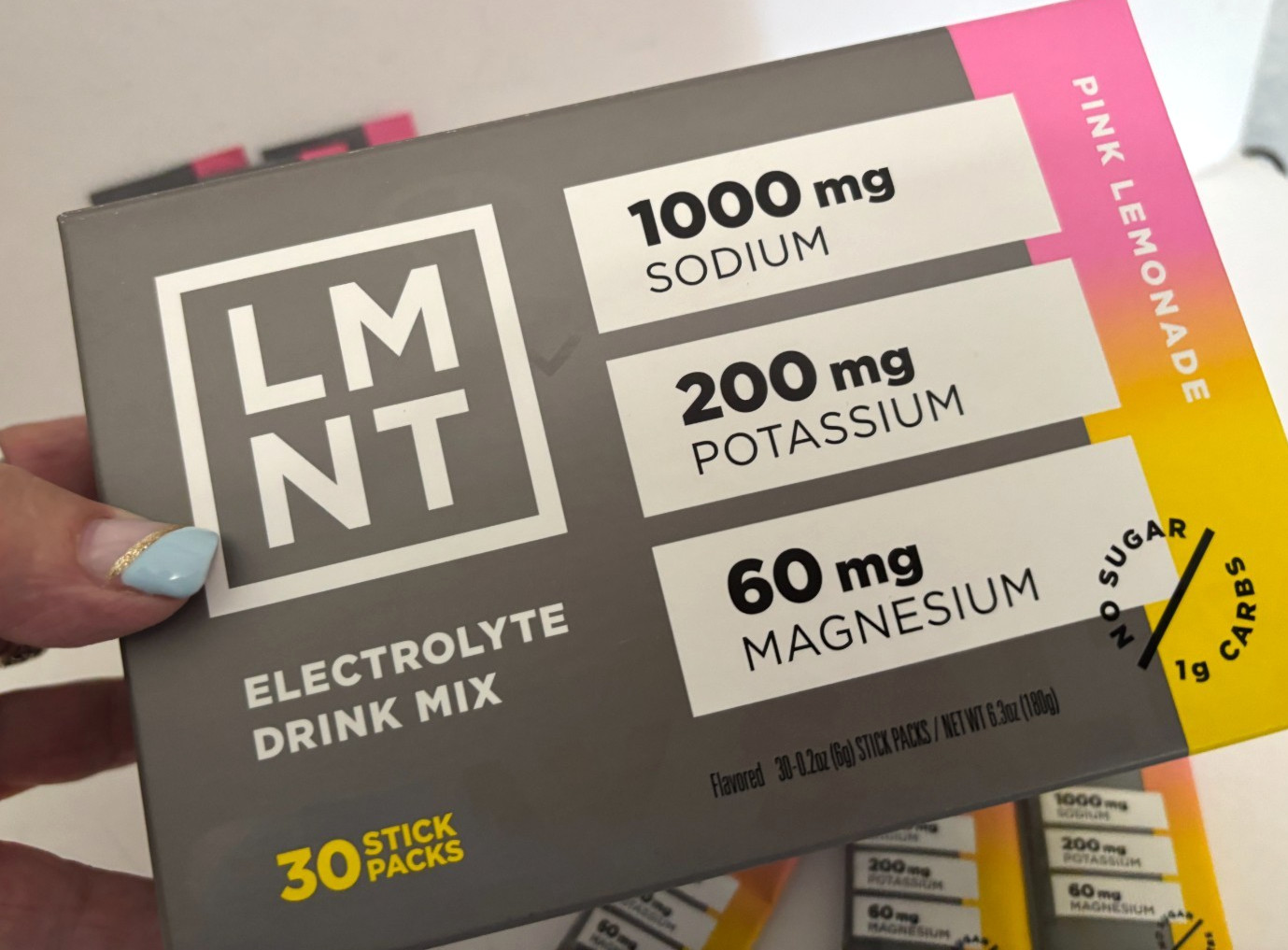 BUY 3-12 LMNT ELECTROLYTE Pink Lemonade Salt ZRRO SUGAR Hydration Drink Packets