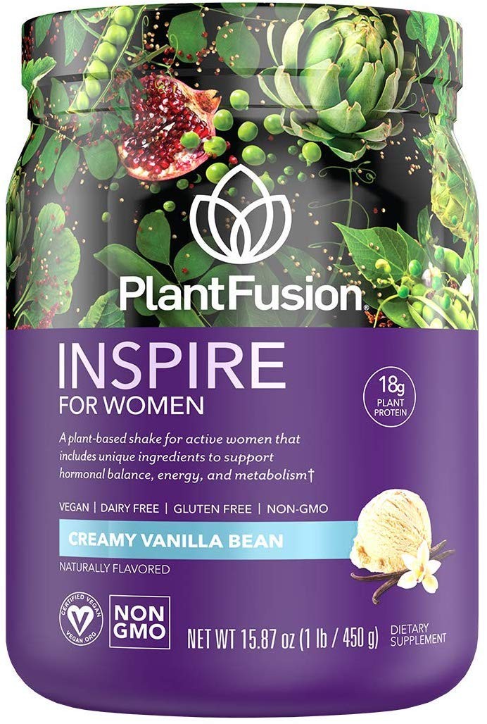 PlantFusion Inspire Plant Protein Powder for Women Low Carb Protein Powder f…