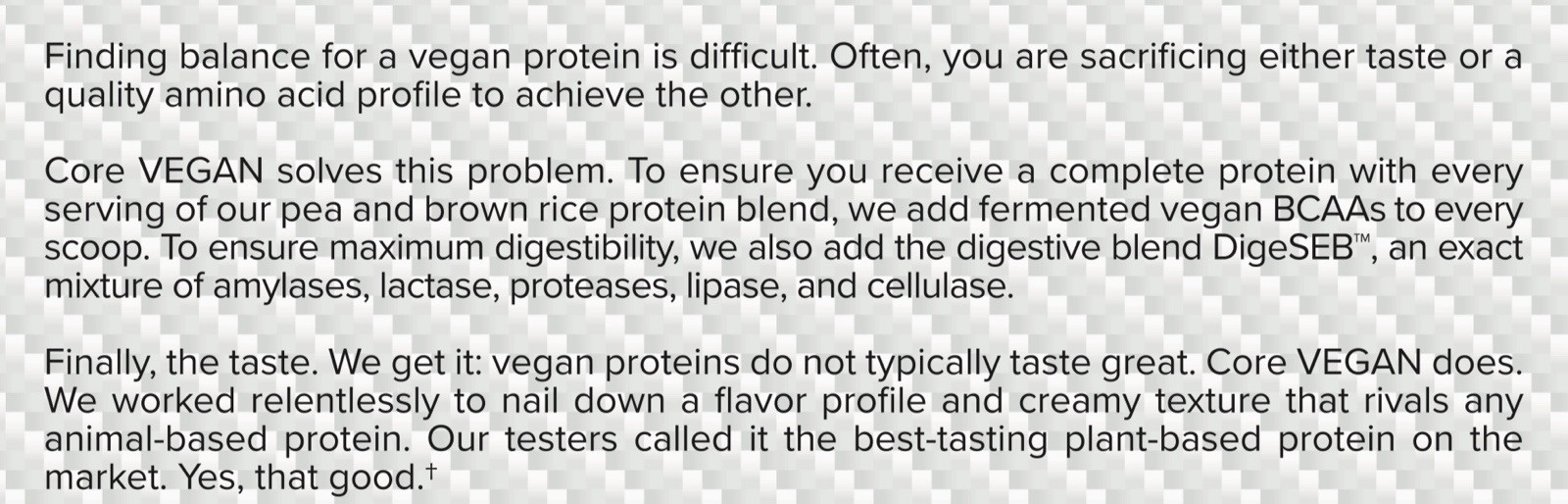VEGAN PROTEIN – Core Nutritionals – Strawberry Cream [2lbs] ***SAVE $10***