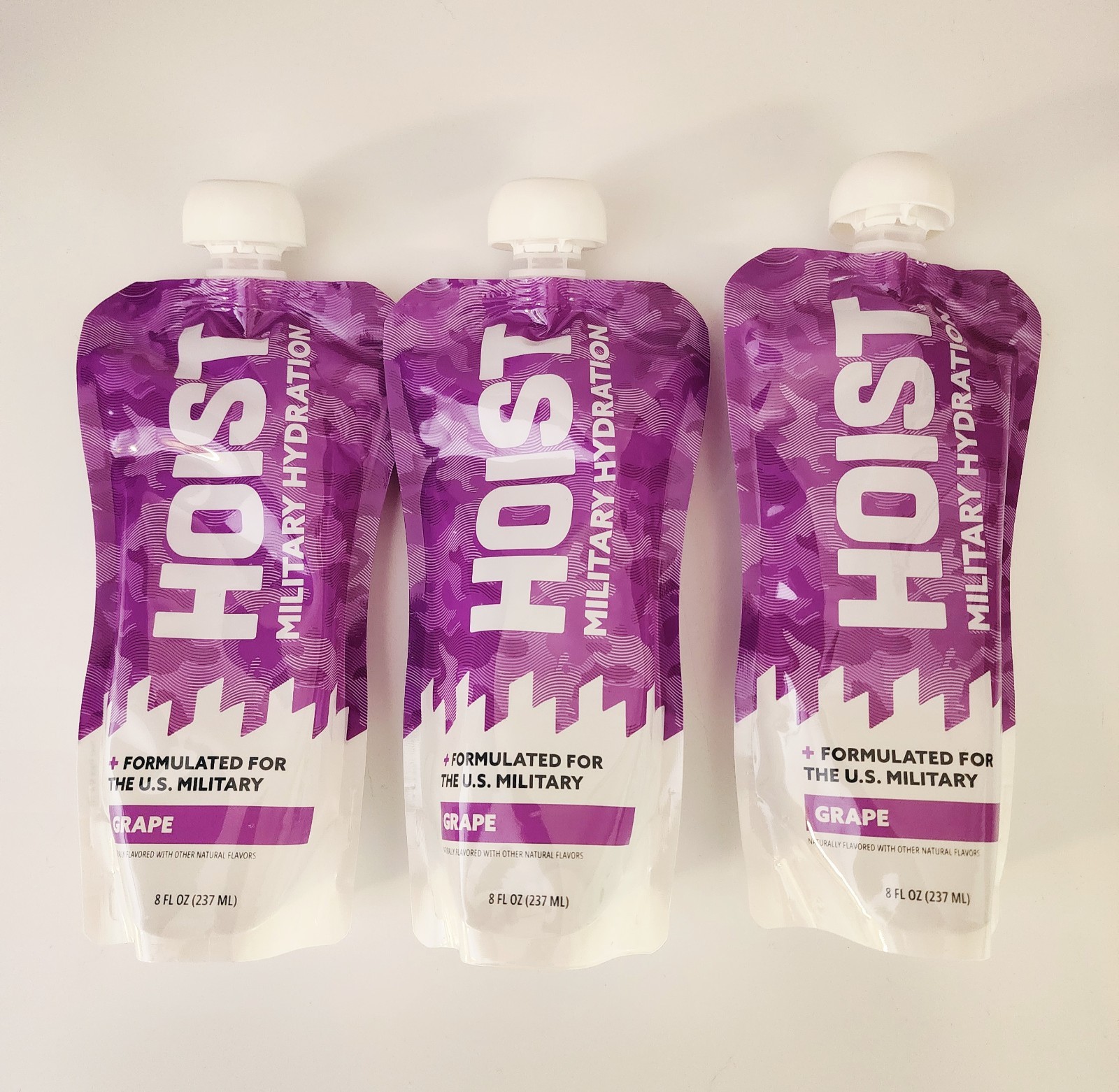 HOIST Military Hydration Electrolyte Drink, Grape 8 Fl Oz