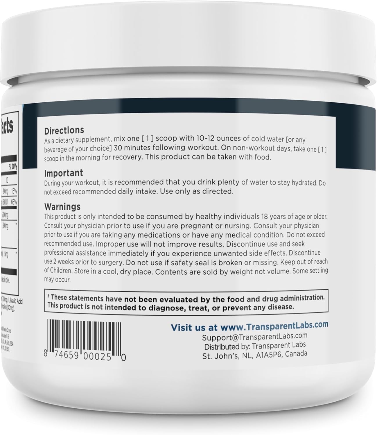Creatine HMB Powder Lean Physique Energy 30 Servings Strawberry Lemonade