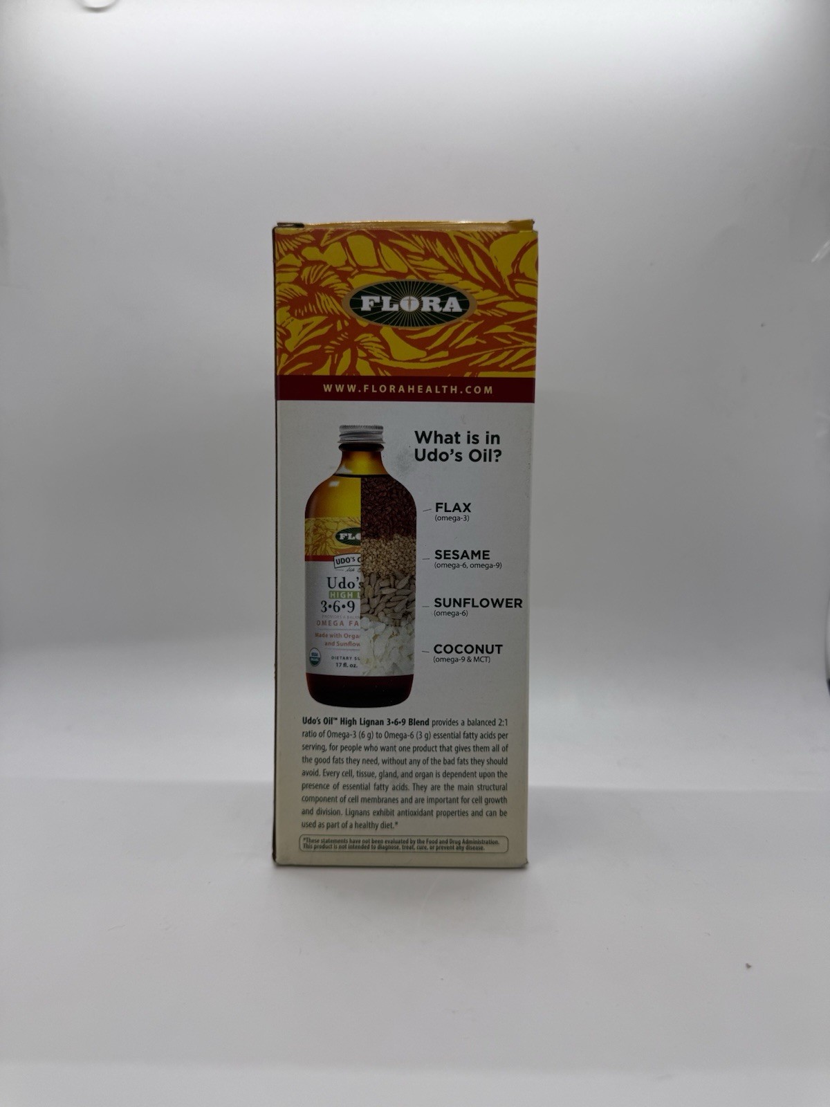 FOR CHARITY: Flora, Udo’s Choice, Omega 369 Blend Oil, 17 FL Oz