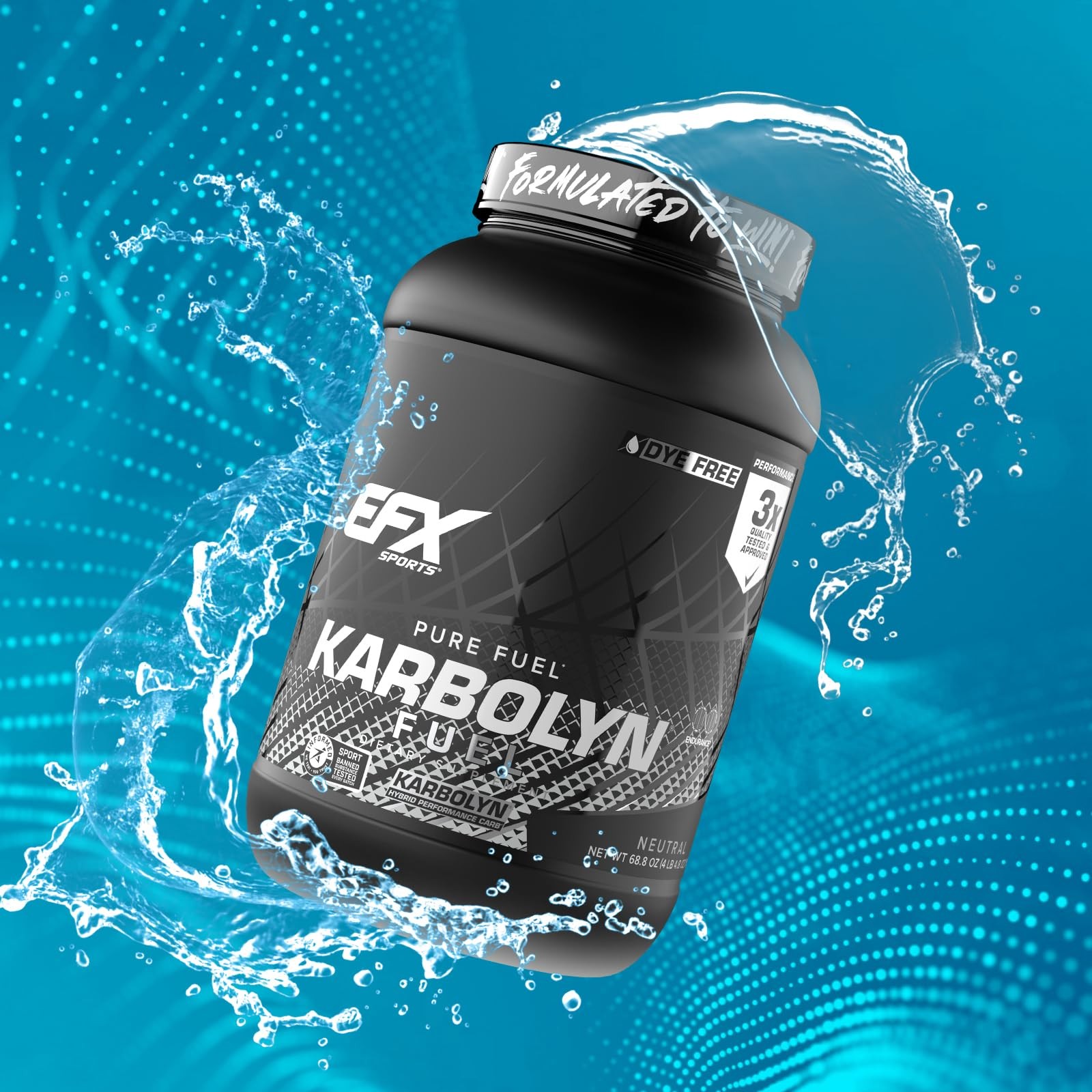 EFX Sports Karbolyn Fuel | FastAbsorbing Carbohydrate Powder | Carb Load, Sus…