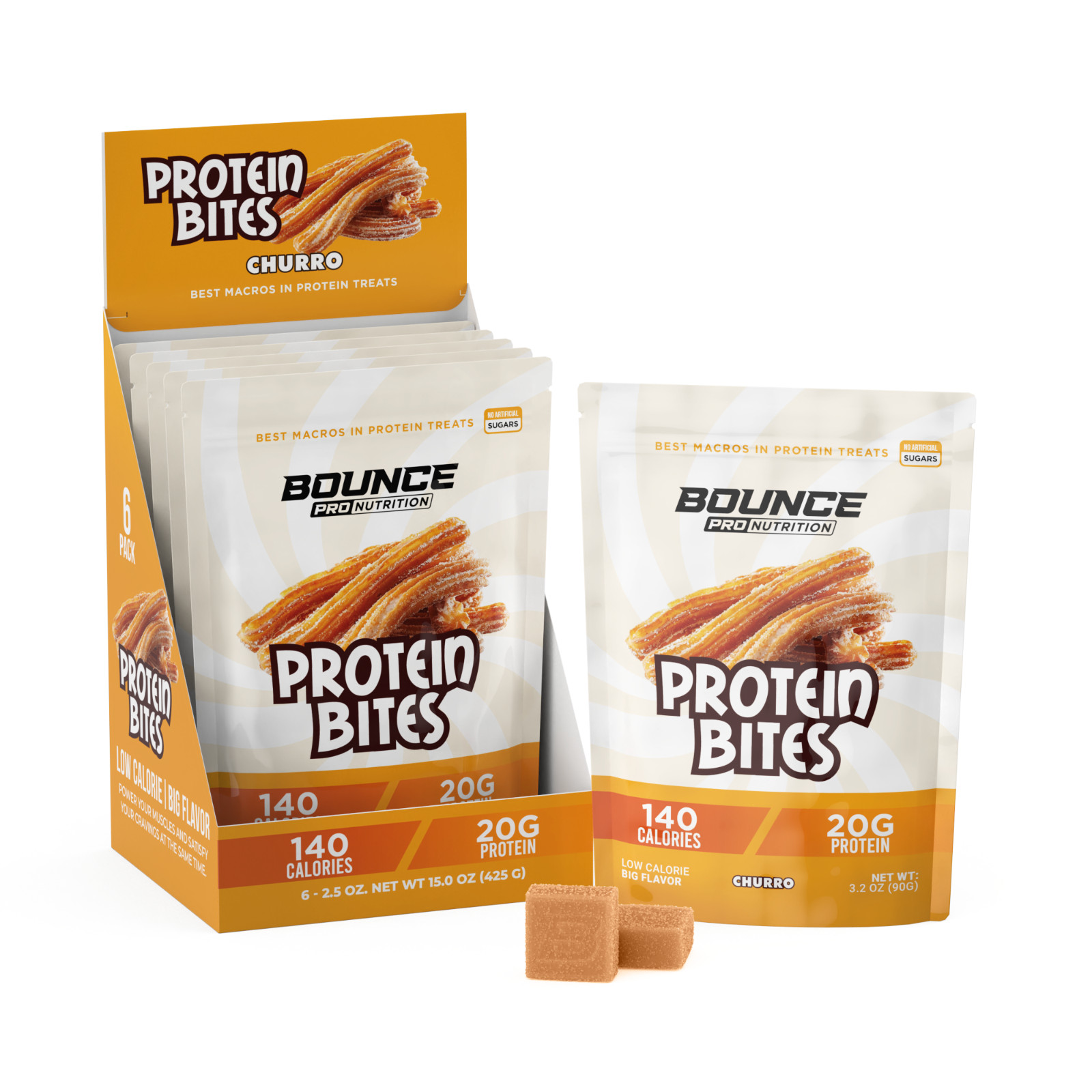 Protein Bites – 20G Per Bag – Churro