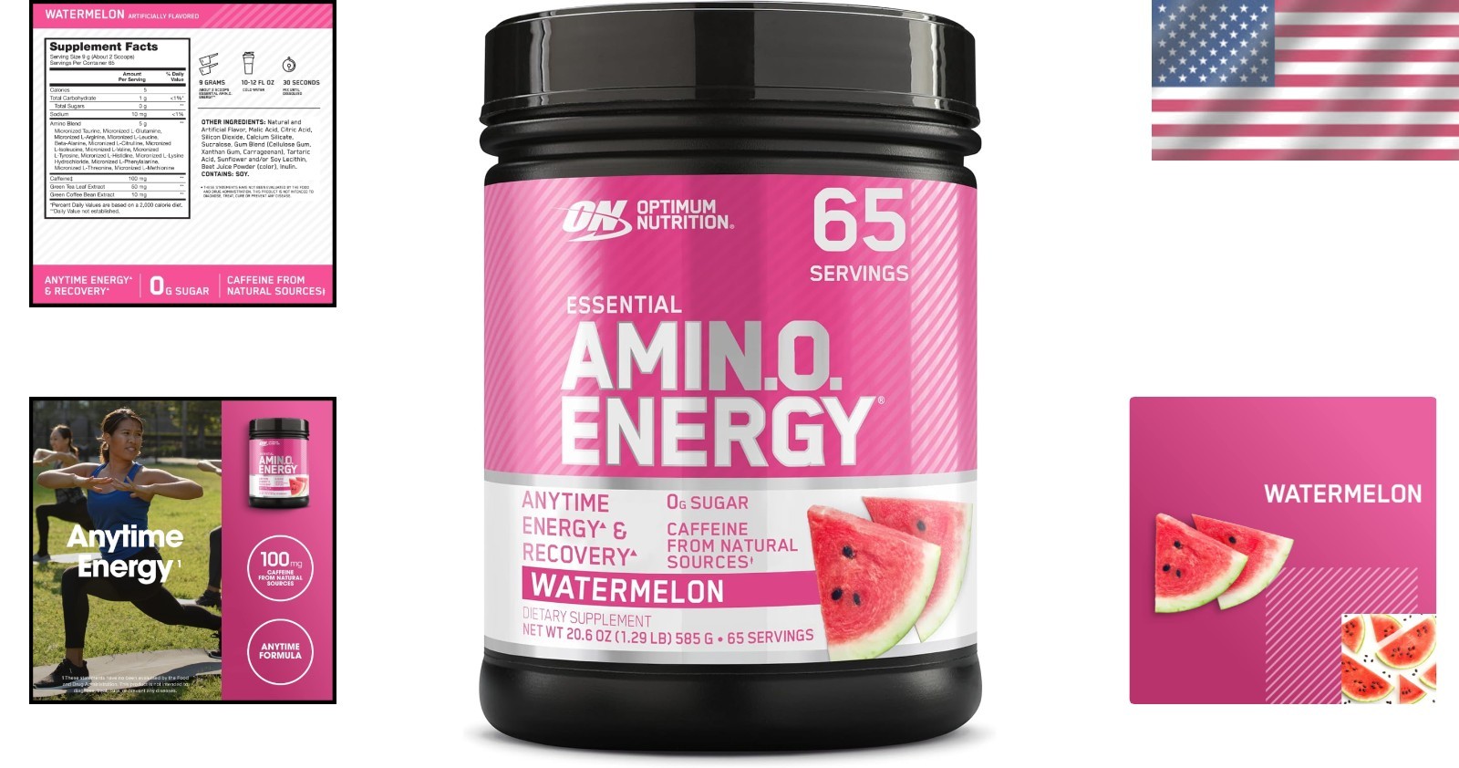 Amino Energy Watermelon Pre Workout Powder==]