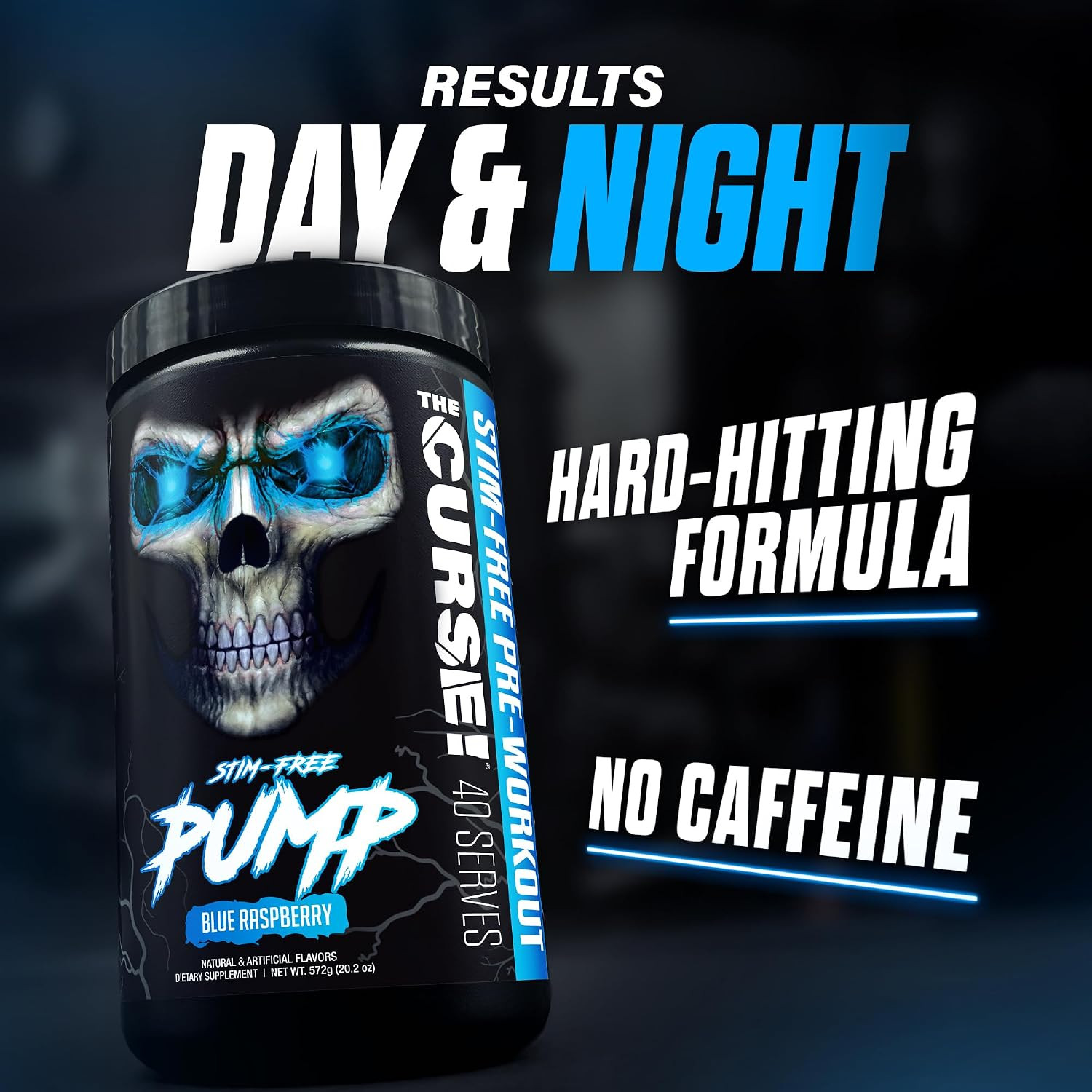 JNX SPORTS The Curse! Pump Pre Workout Powder – Stim-Free Pre Workout