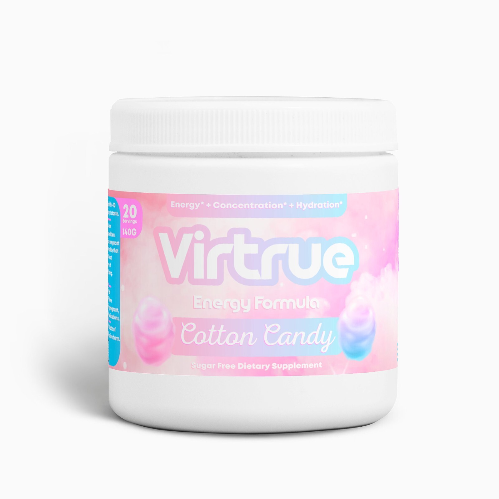 Cotton Candy PreWorkout & Focus – 5 Stars – Made in USA – Free Shipping