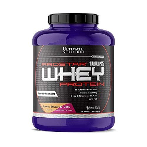 Prostar Whey Protein Powder 25 gm of Protein 80 Servings Peanut Butter &Jelly