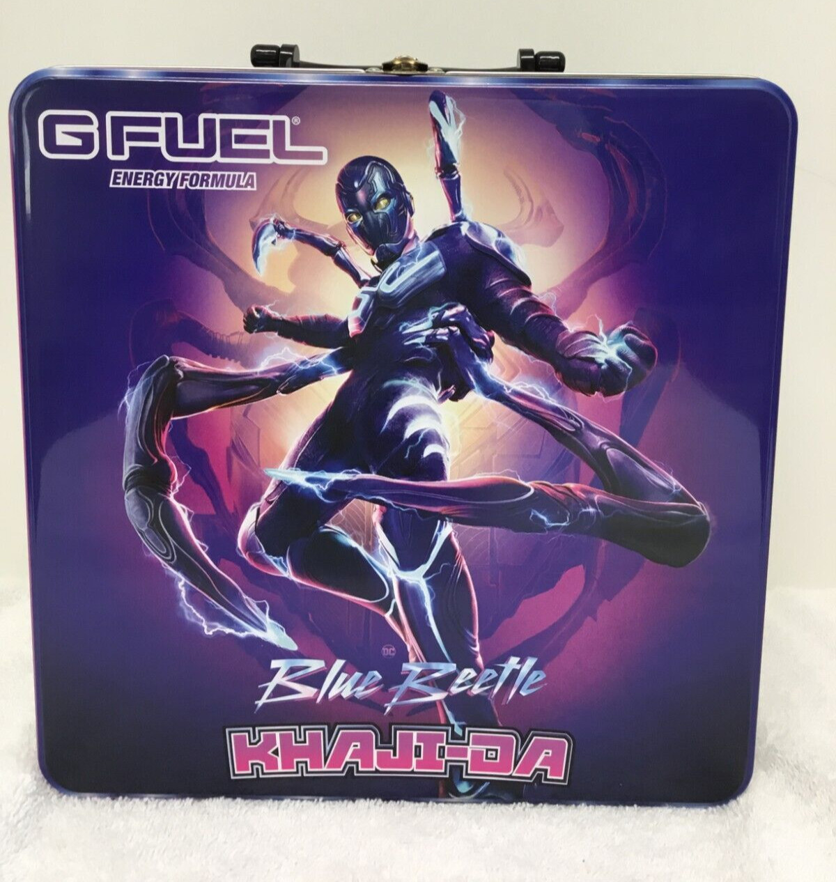 G FUEL – *NEW* Limited Edition Blue Beetle Khaji-Da Collector’s Box