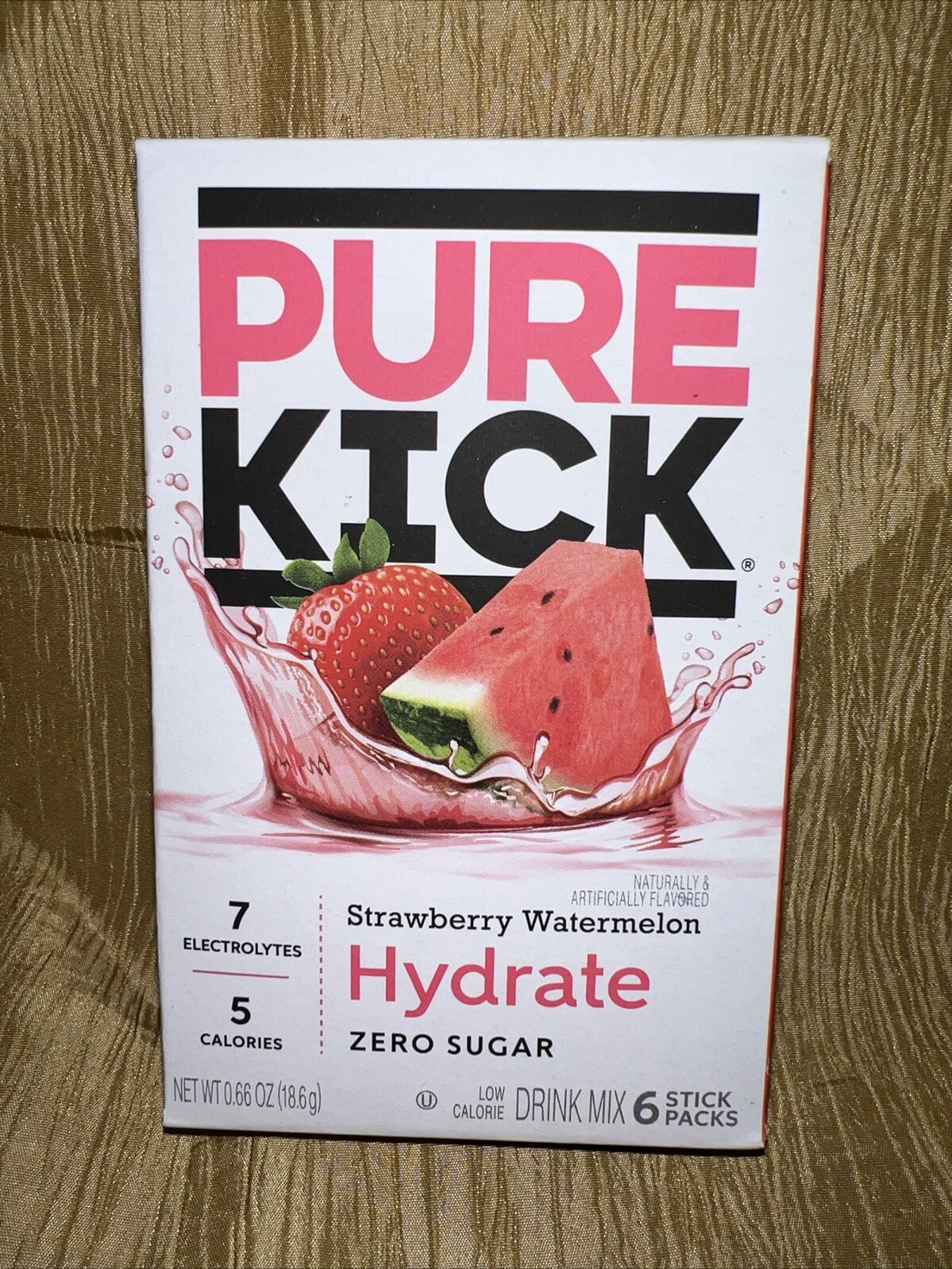 24 Pure Kick HYDRATE Strawberry/Watermel Electrolytes Zero sugar (4@6ea) ‘26