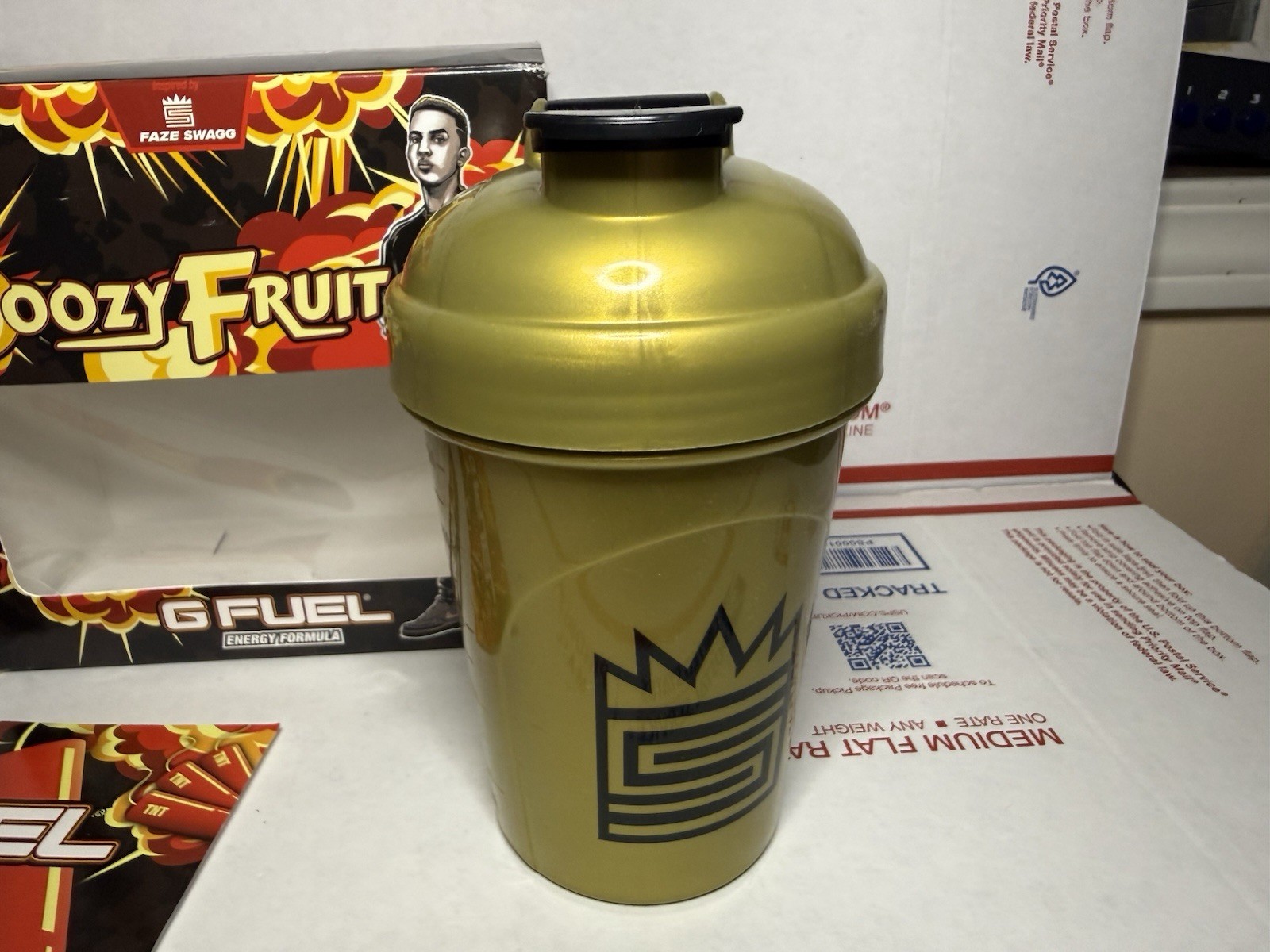 Faze Swag Doozy Fruit G fuel Collector’s DISCONTINUED! Box Shaker Stick Only NEW