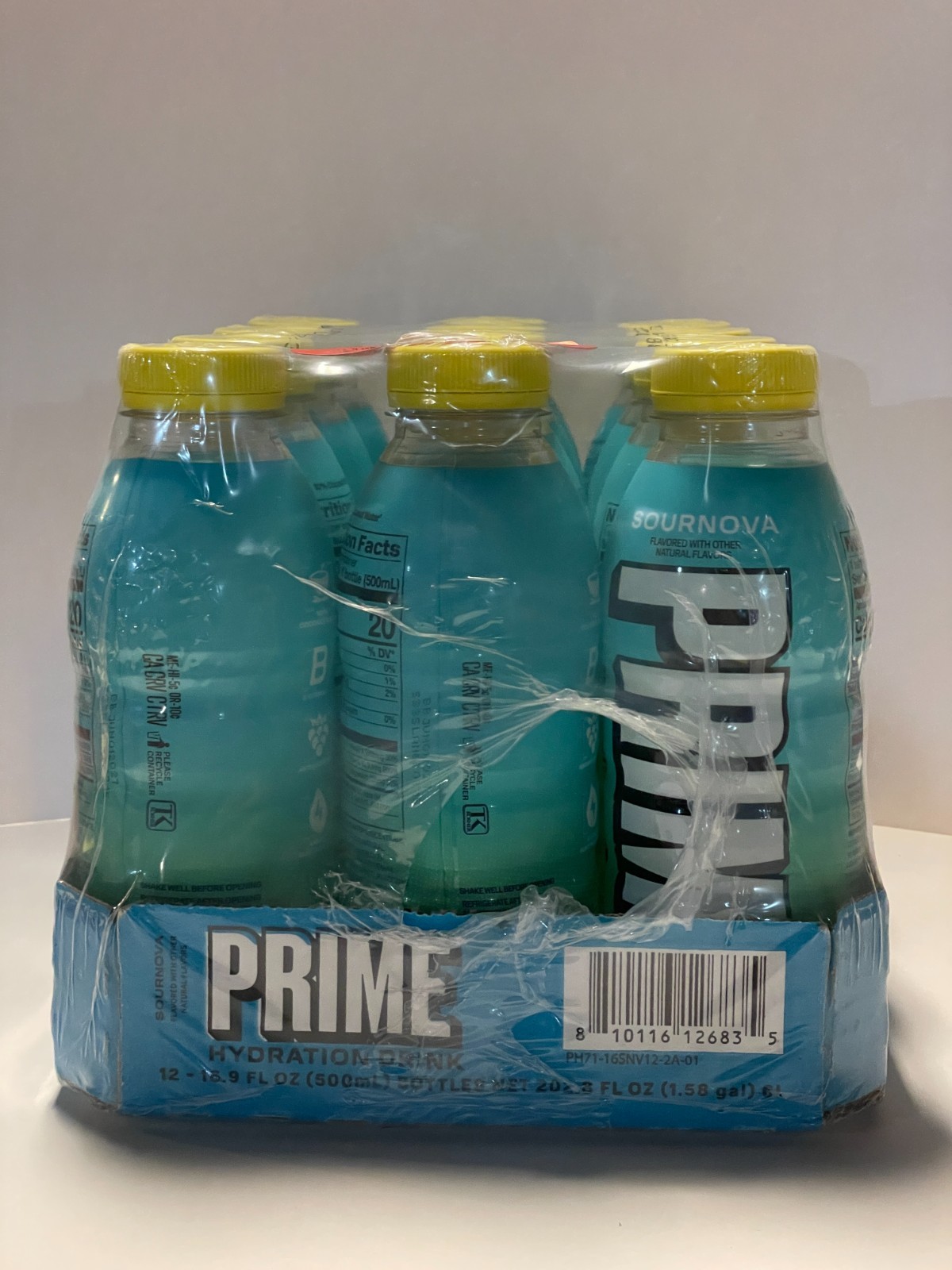 12-PACK Prime Sournova REVAMP V2 Hydration Drink – 16.9 fl oz NEW – EXP: 06/27