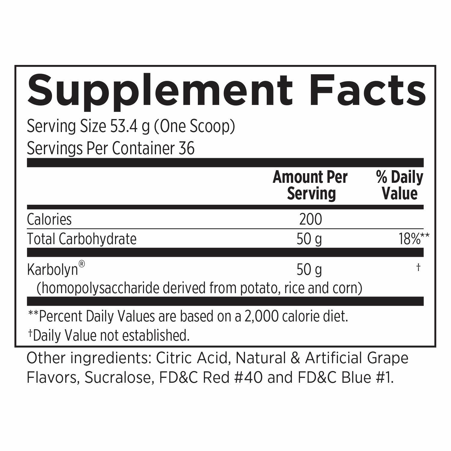 EFX Sports KARBOLYN FUEL 4.4 LB – Grape