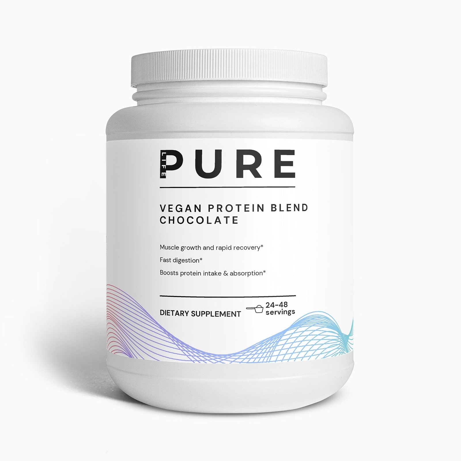 PURE LIFE Vegan Protein (Chocolate) – 48 servings