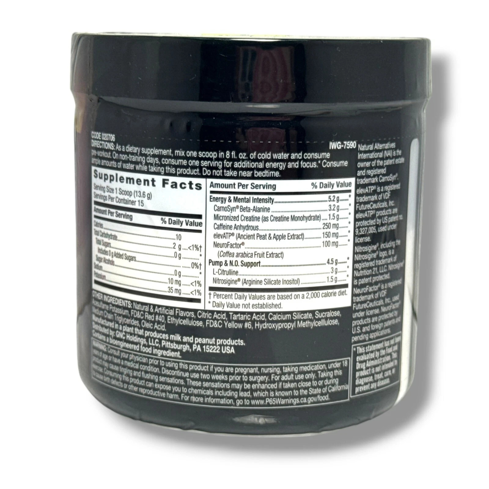 Beyond Raw LIT (Strawberry Lemonade )Pre-Workout Dietary Supplement Exp 01/2027