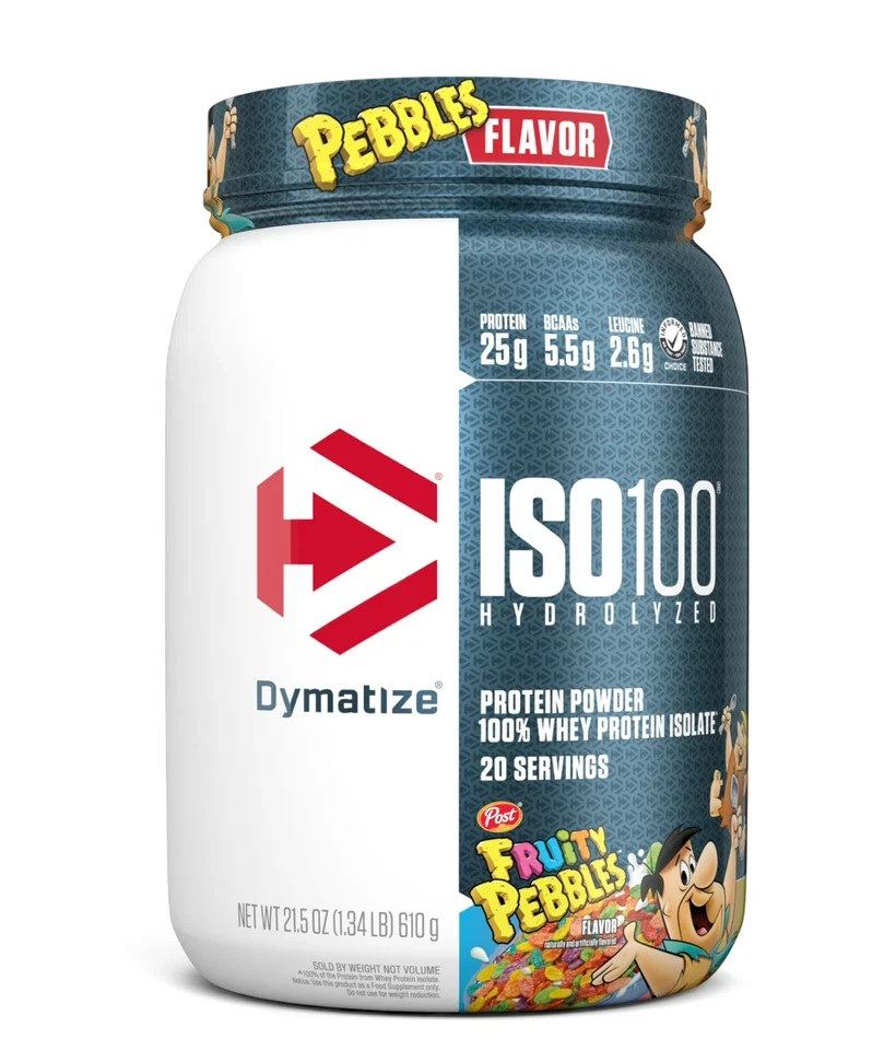 Dymatize ISO100 Hydrolyzed Isolate Protein Powder 100%, 20 Servings