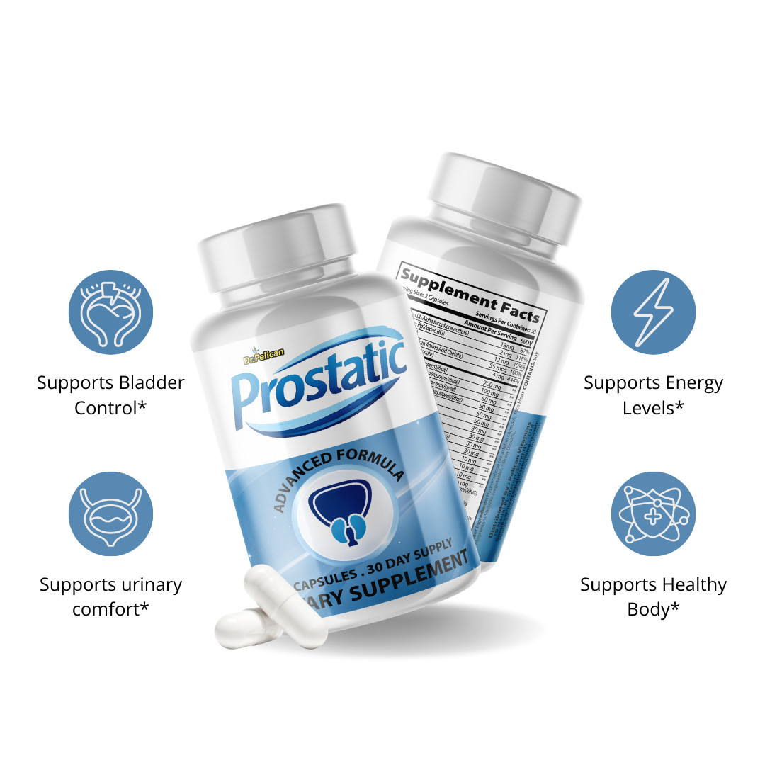 Prostatic- Prostate Support- 5 Bottles- 300 Capsules