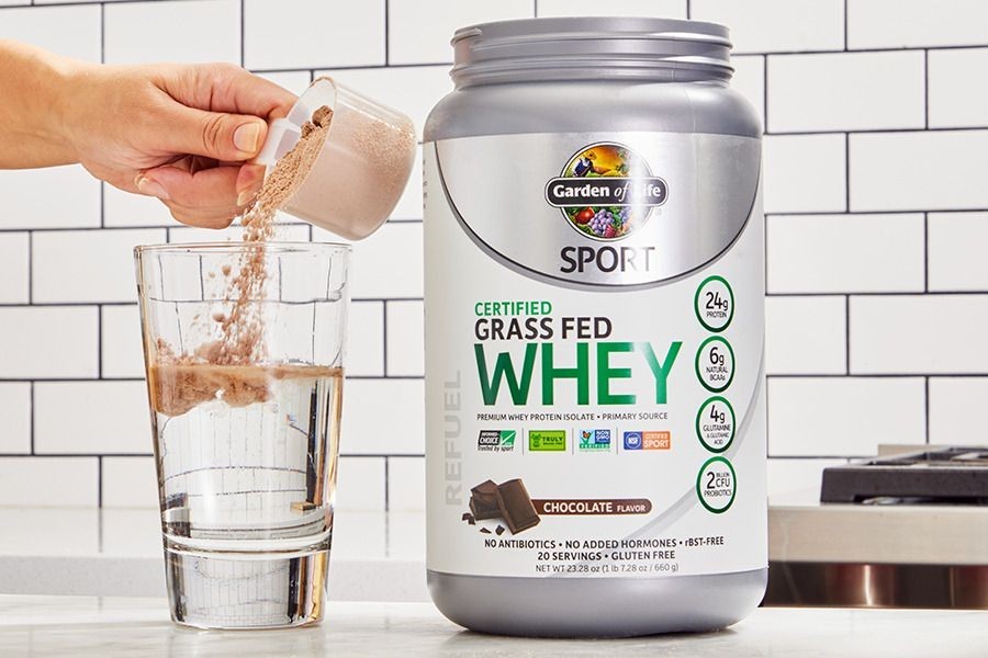 Garden of Life Sport Grass Fed Chocolate Whey 2pc 23oz Protein Powder – Read Exp