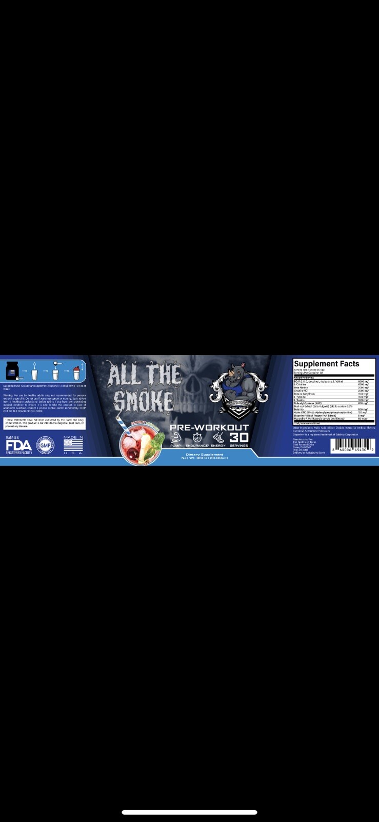 30 Servings Of Scientifically Designed Formula To Enhance Focus Power Strength
