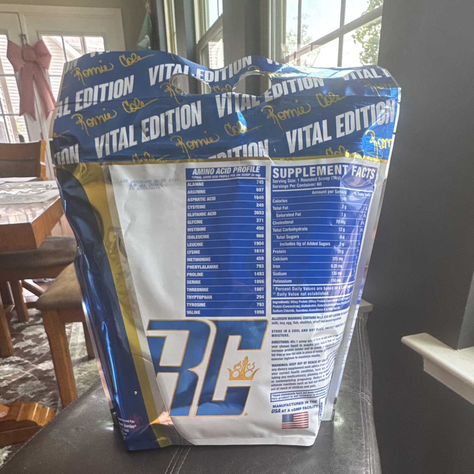 Ronnie Coleman Signature Series Whey XS Vital Edition Strawberry Milkshake 5 lb