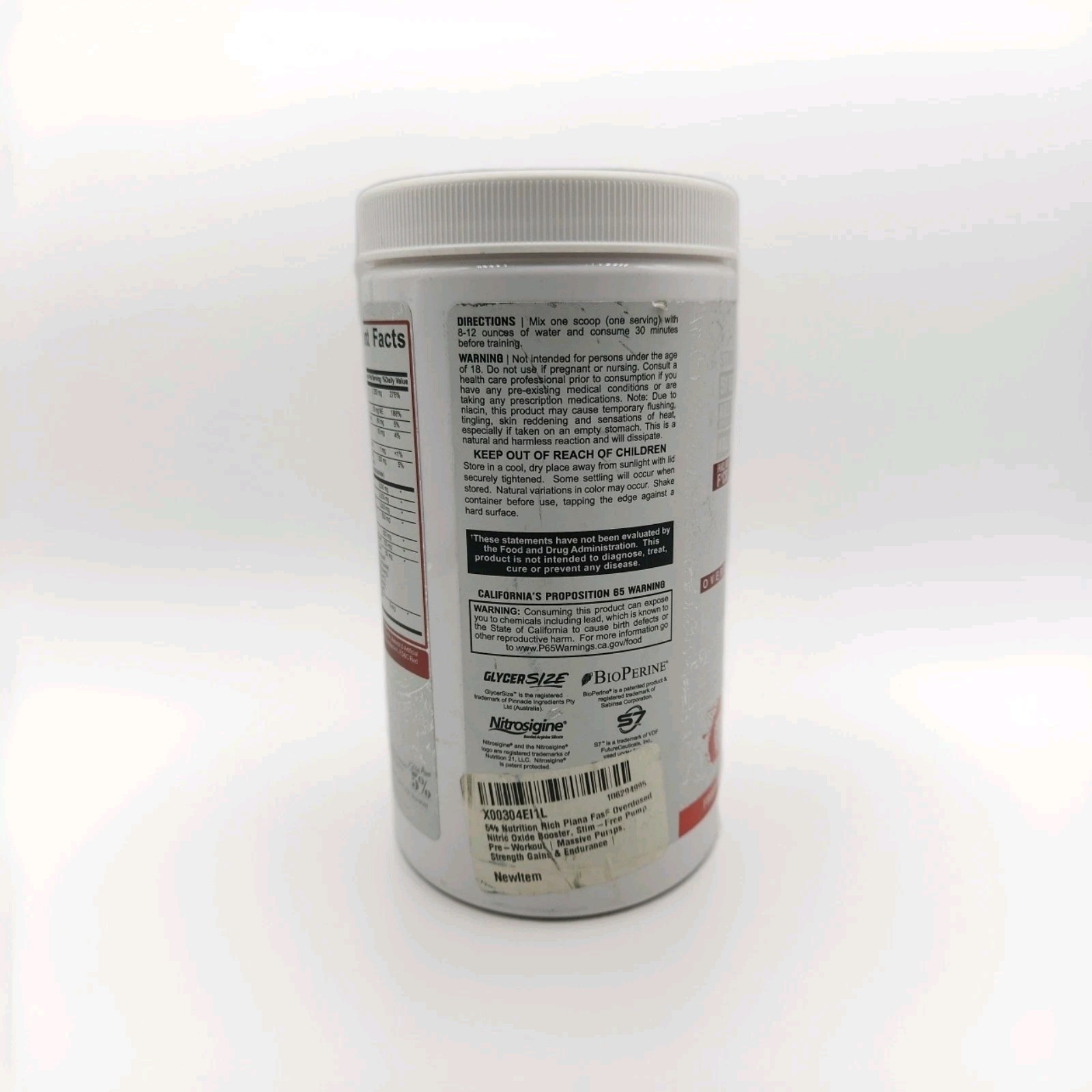 5% Nutrition FAF Nitric Oxide Booster, Extreme Muscle Pumps & Vascularity….229