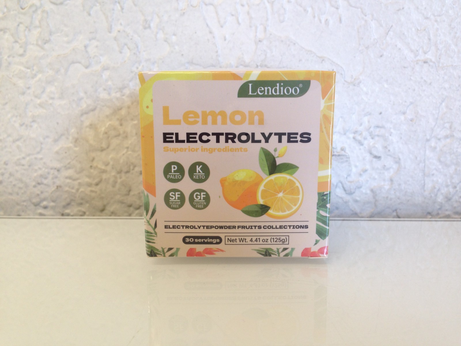 Lemon Flavor Electrolytes Powder 4.41 oz Sugar-Free Gluten-Free – 2 Pack