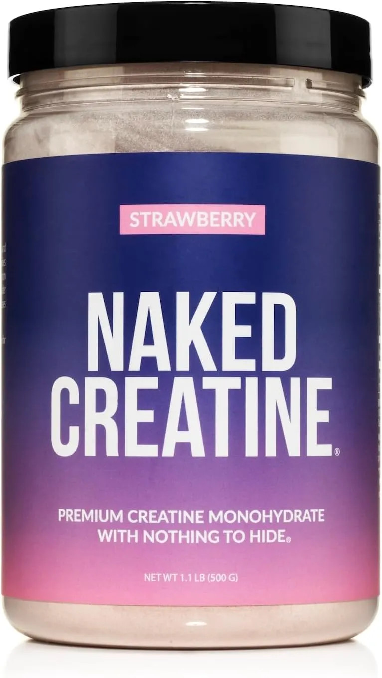 NAKED Pure Micronized Creatine Monohydrate Powder 500g Unflavored Vegan