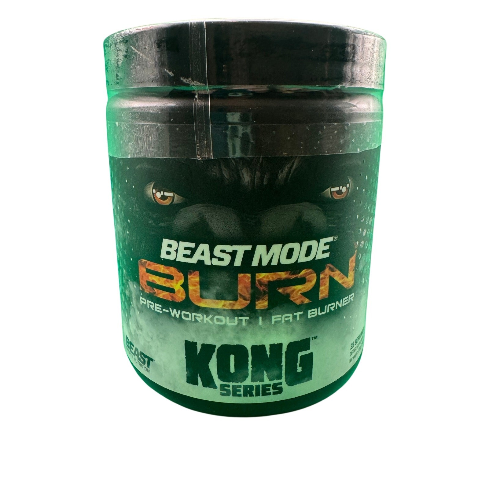 Beast Mode Burn Pre-Workout Kong Series Dietary Supplement 25 Servings 7.94 Oz