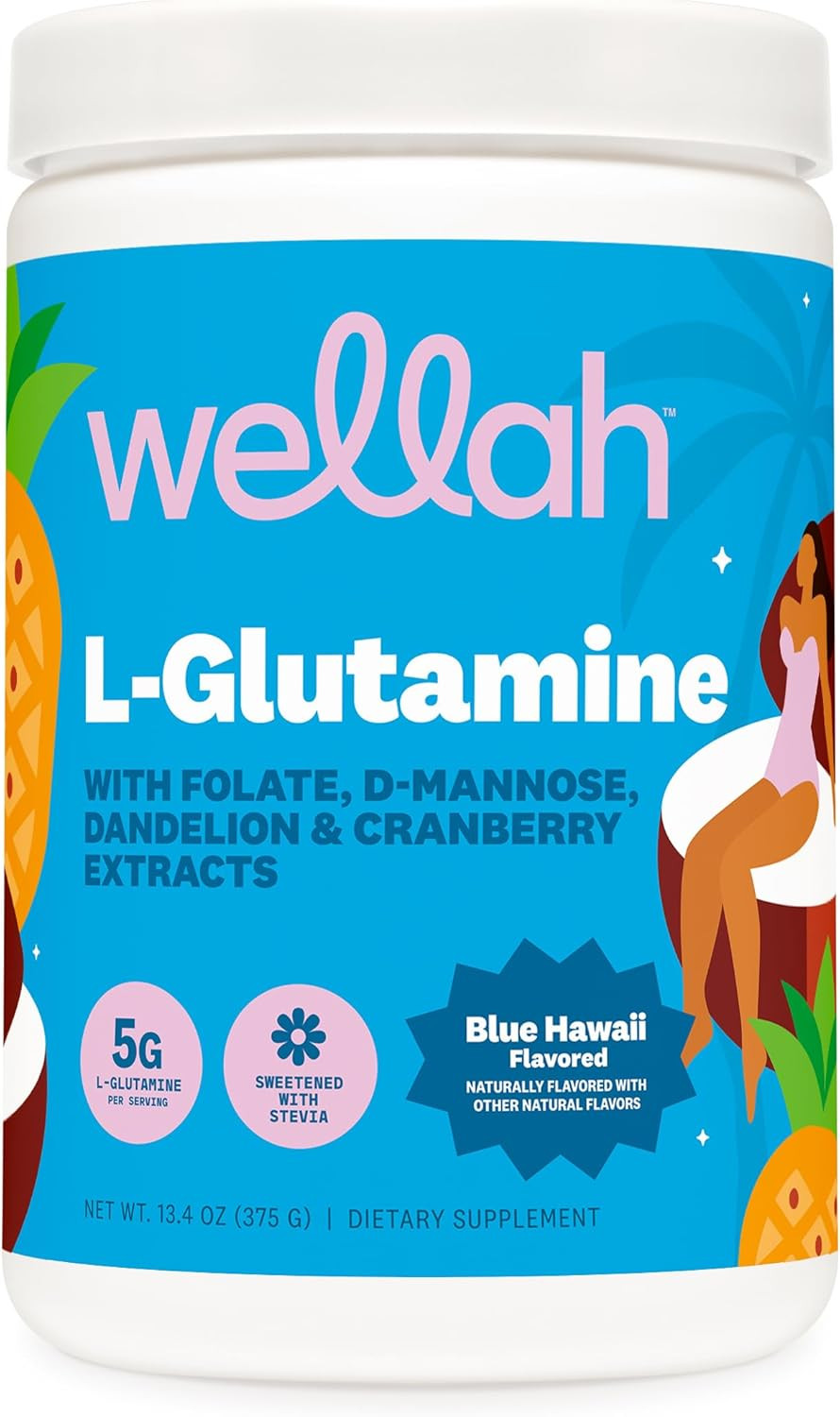 L-Glutamine Powder Unflavored (50 Servings) – 5G L-Glutamine per Serving, Sweete