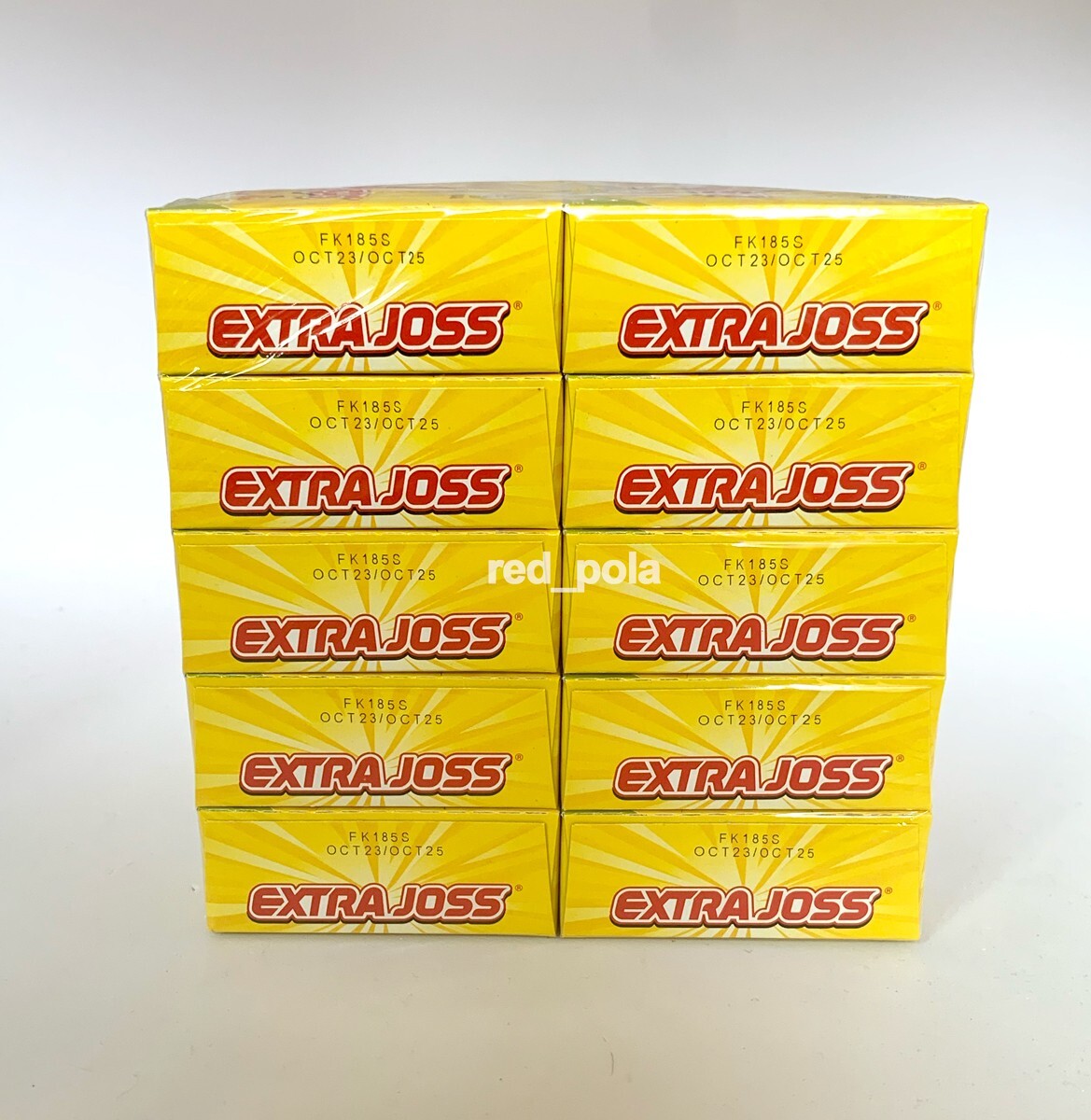 EXTRA JOSS Active Flavour 10 Box (60 Sachets) Energy Drink Powder Boost Stamina