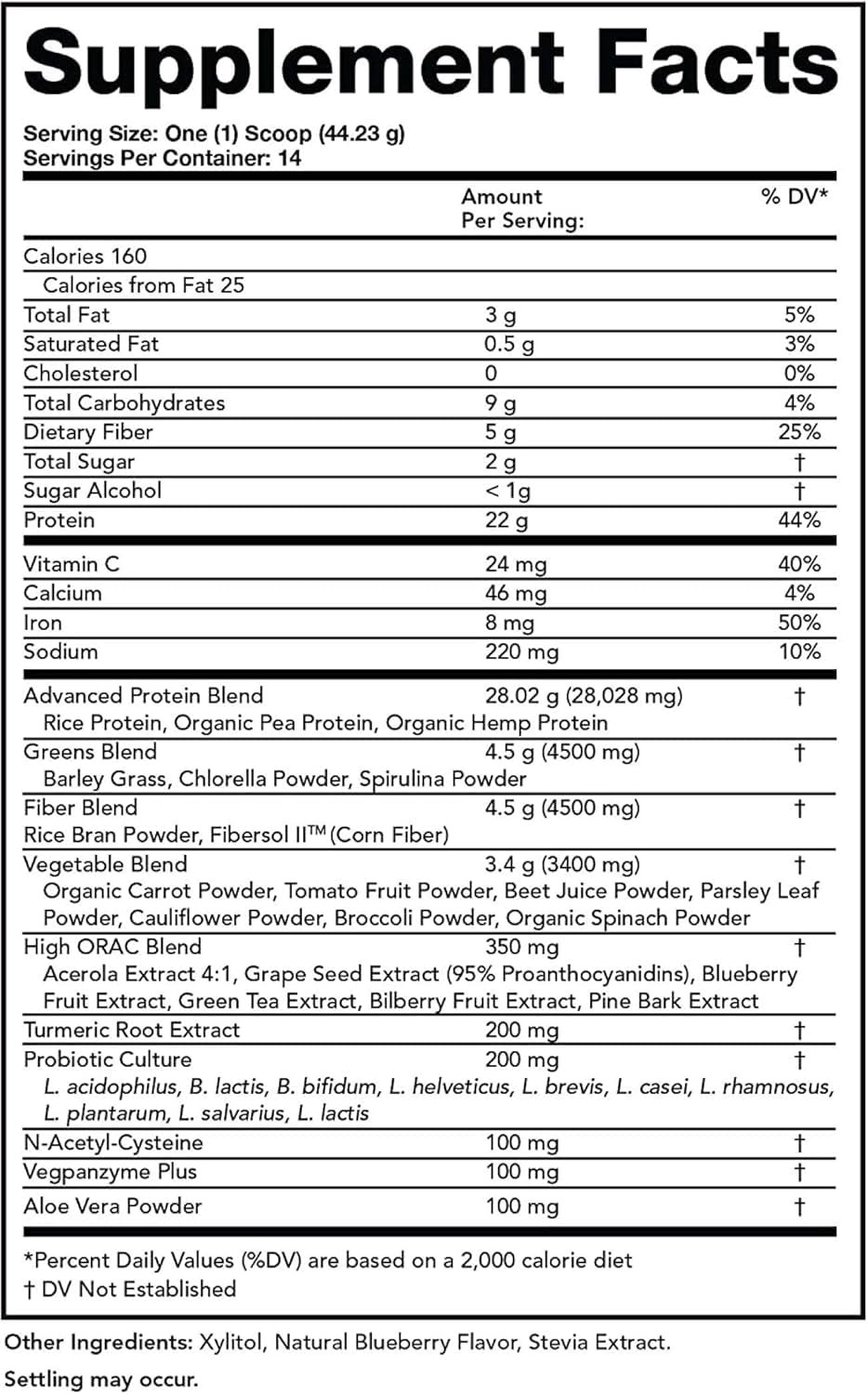 Olympian Labs Ultimate Protein 8 In 1. Plant Protein Fiber Probiotics 03267