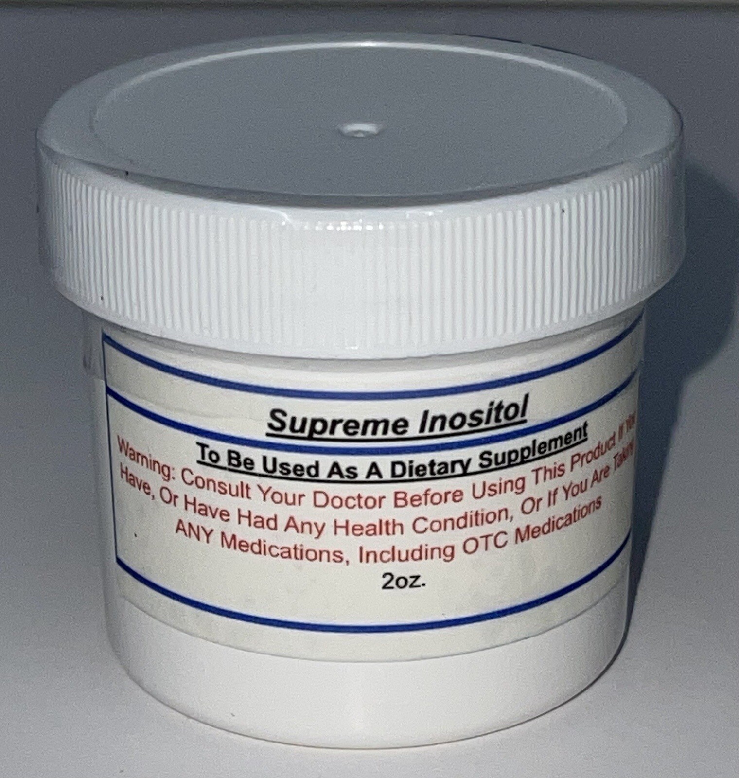 Supreme Inositol (2 Ounces) Fresh, Sealed, And Ready To Ship! **FREE SHIPPING**