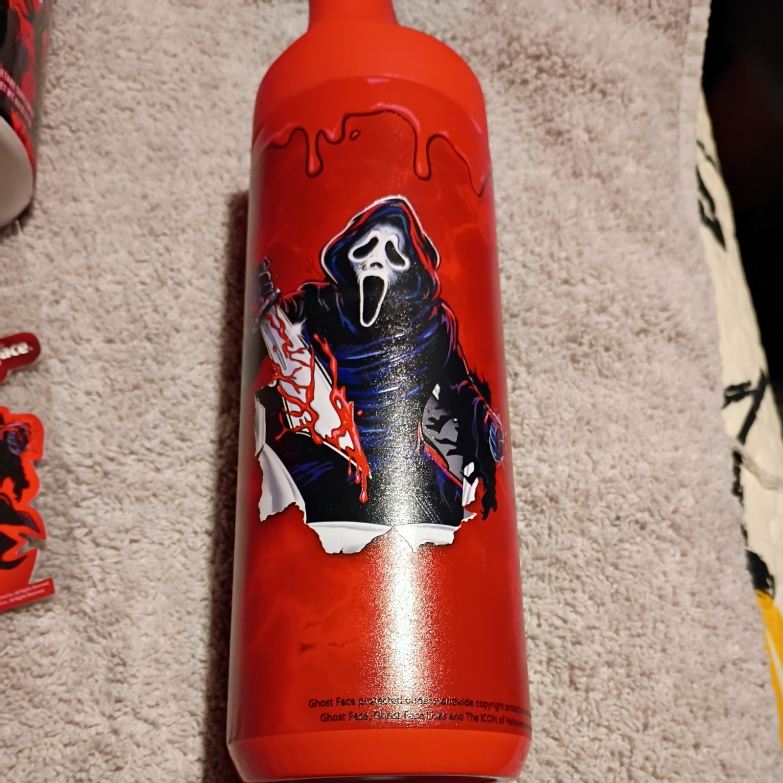 G Fuel Scream Ghost Face Jump Scare Collector’s Box Tub Metal Shaker Cup Sticker