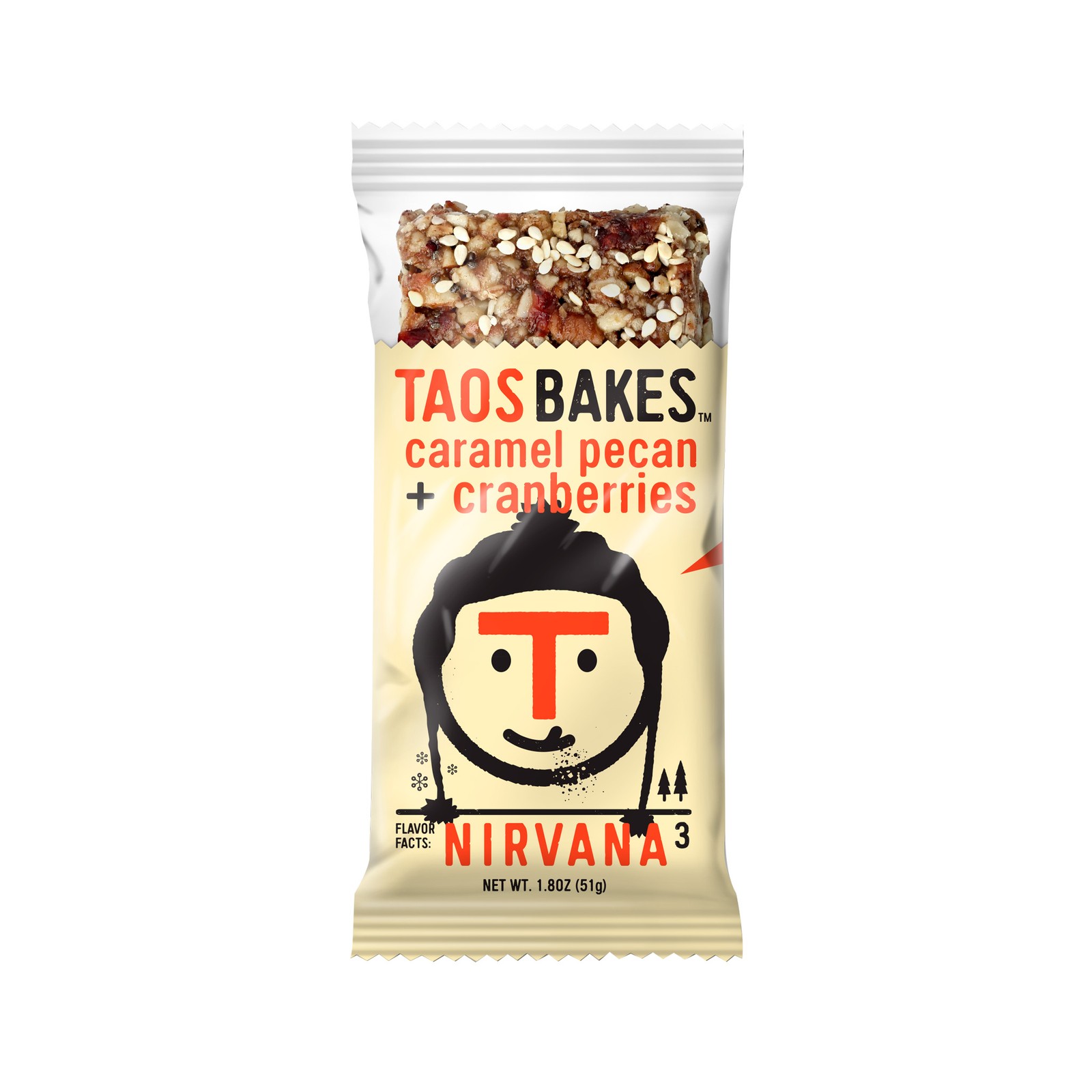 Taos Bakes Caramel Pecan Energy Bars – Gluten-Free, Non-GMO, Natural Trail