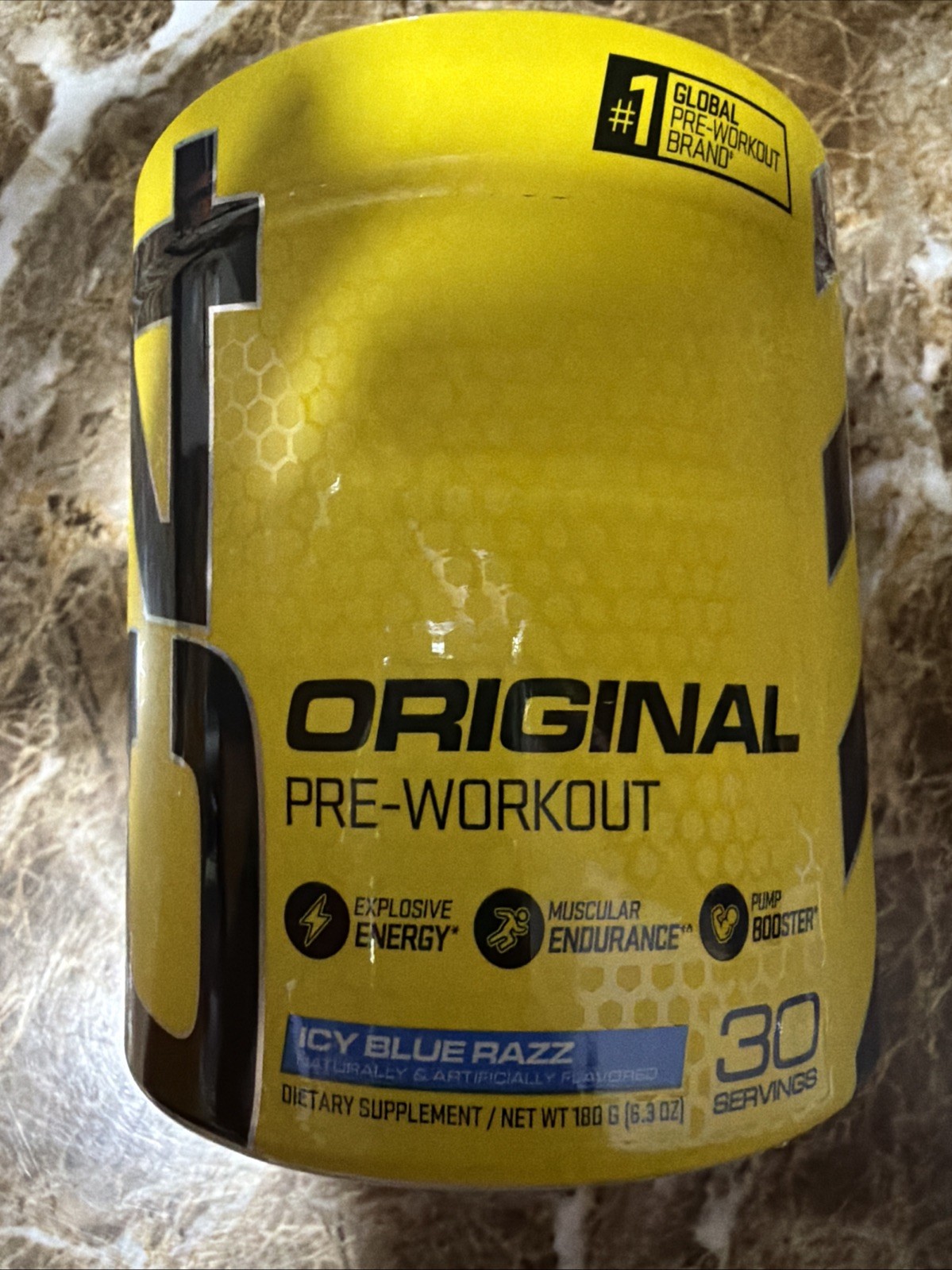 C4® Original, Pre-Workout, Icy Blue Razz, 6.3 oz (180 g) Exp 6/26